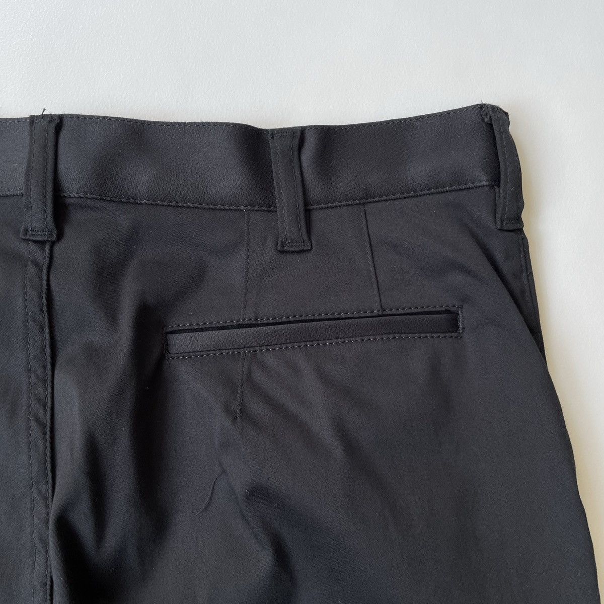 Comme des Garcons S/S 12 Black Satin/Cotton Pants Size US 32 / EU 48 - 14 Thumbnail