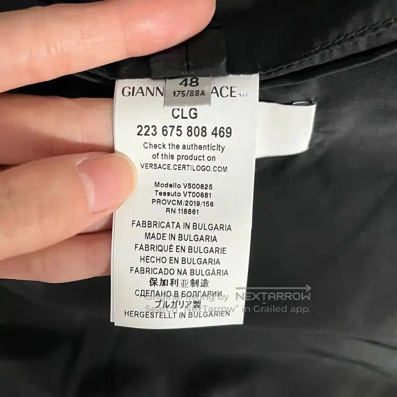 Versace Versace Black Men's Puffer Jacket . Size US M / EU 48-50 / 2 - 5 Thumbnail