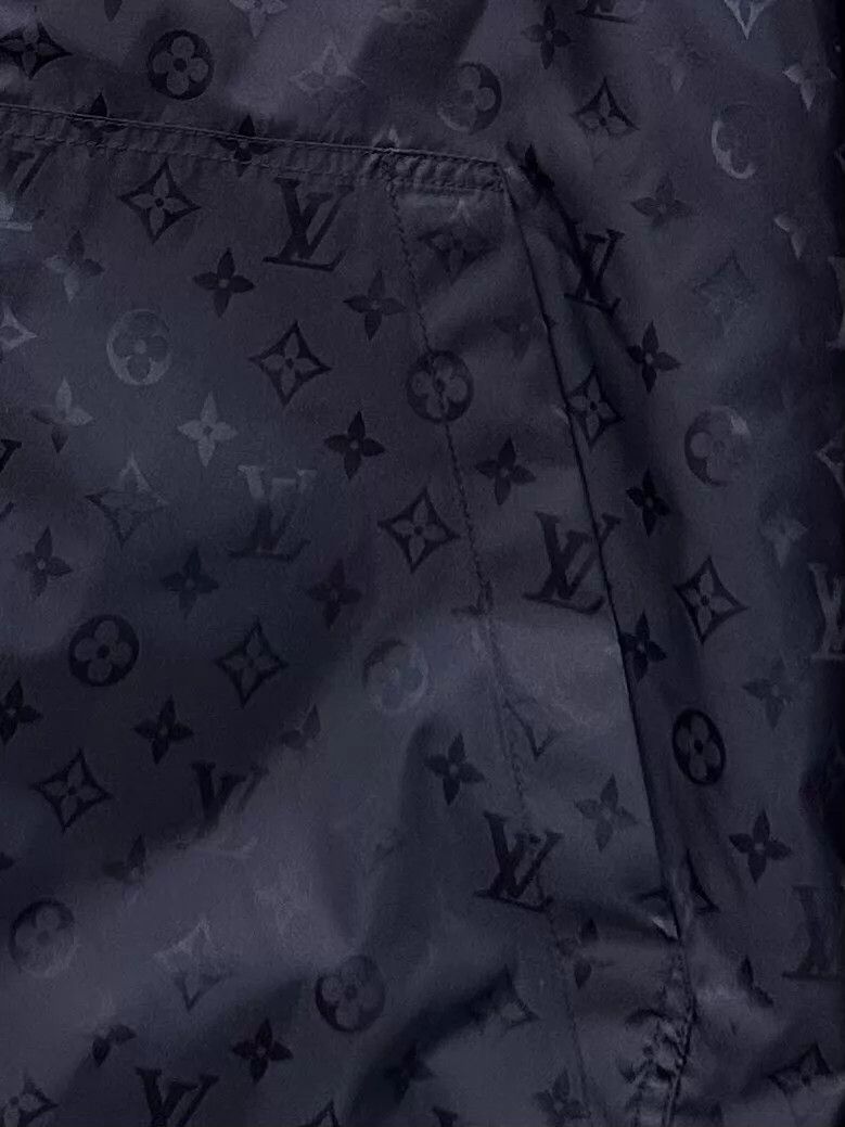 Louis Vuitton LV Men's Navy Blue All-Over Monogram Zipped Jacket 46 Size US S / EU 44-46 / 1 - 5 Thumbnail