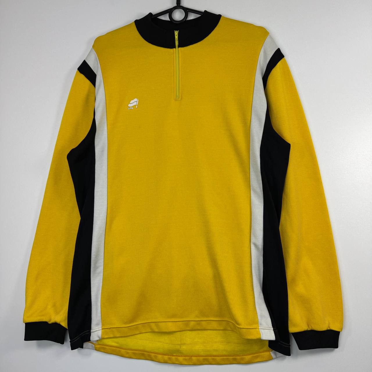 Other Vintage 80s Dynova Olympia Cycling Jersey Half Zip Yellow 8 Size US M / EU 48-50 / 2 - 1 Thumbnail