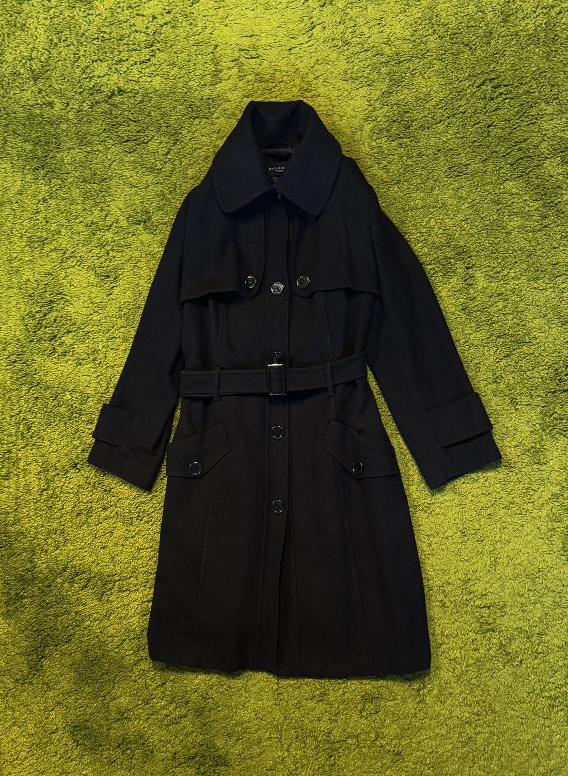 Marina Rinaldi Marina Rinaldi by Max Mara wool belted coat Size M / US 6-8 / IT 42-44 - 1 Thumbnail