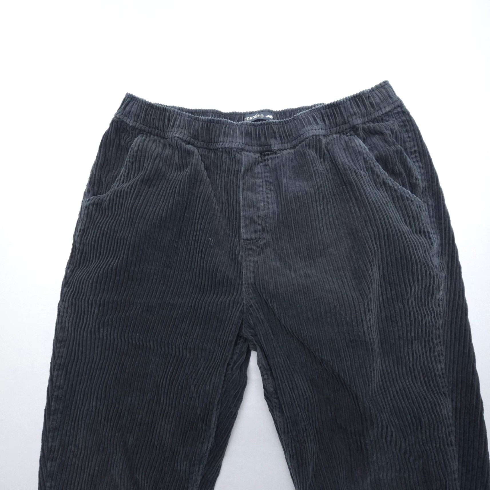 Toad&Co Toad&Co Del Rey Pull On Corduroy Pants Womens Medium Gray Wale Organic Cotton Size 32" / US 10 / IT 46 - 3 Thumbnail
