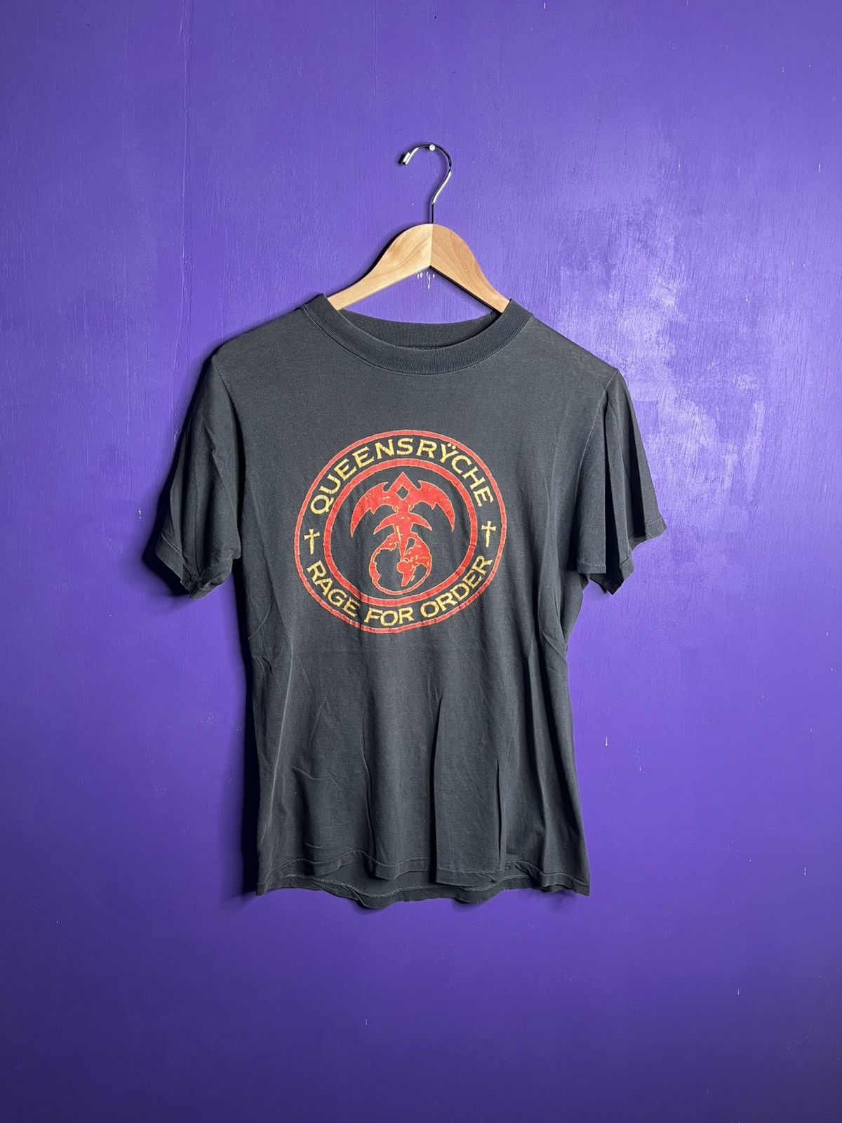 Band Tees × Vintage Vintage 1986/87 Queensryche rage for order tour tee Size US M / EU 48-50 / 2 - 1 Thumbnail