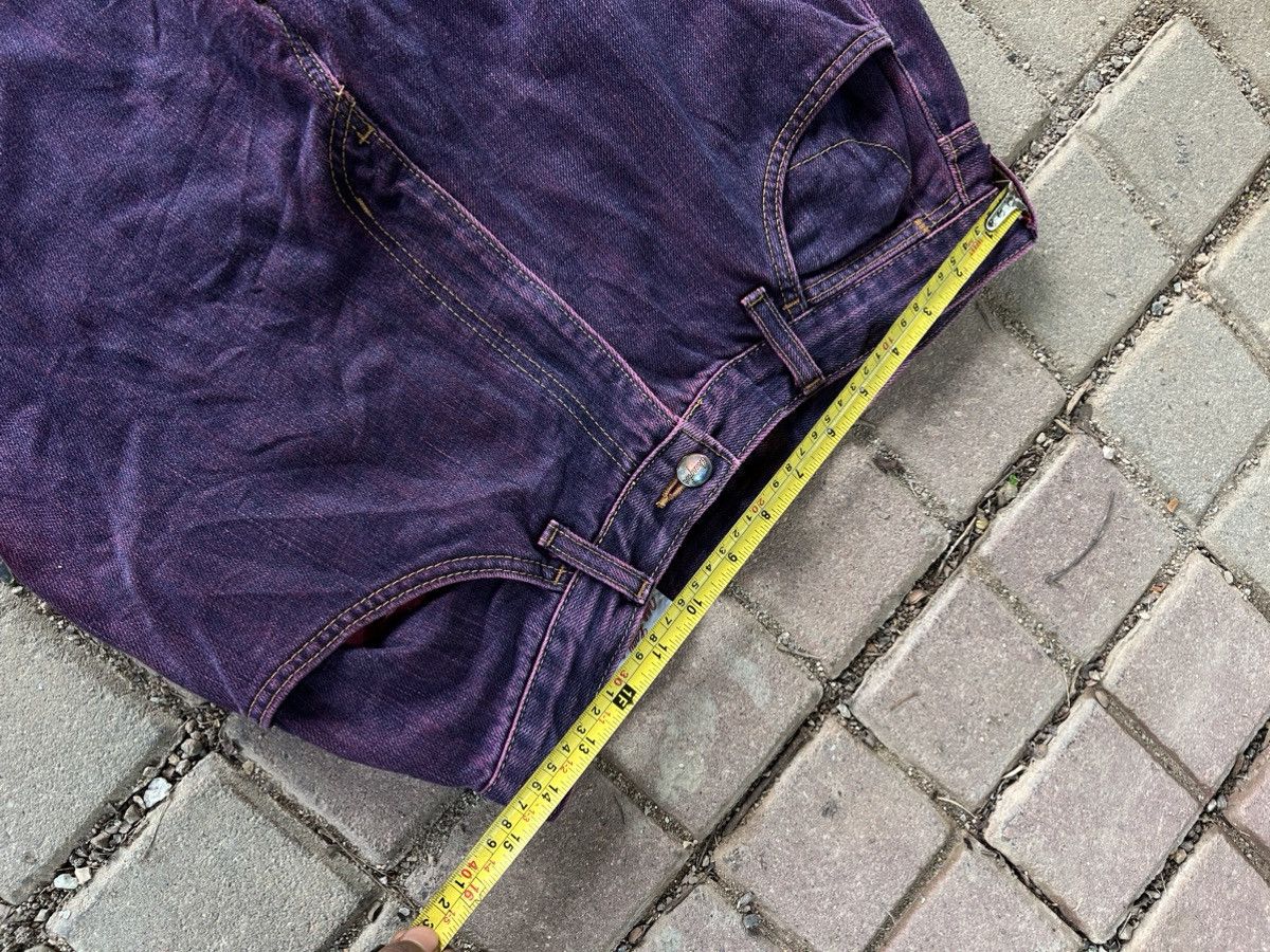 Japanese Brand × Vintage × Wrangler Flare Darkpurple Coudroy Wrangler Denim Size US 29 - 6 Thumbnail