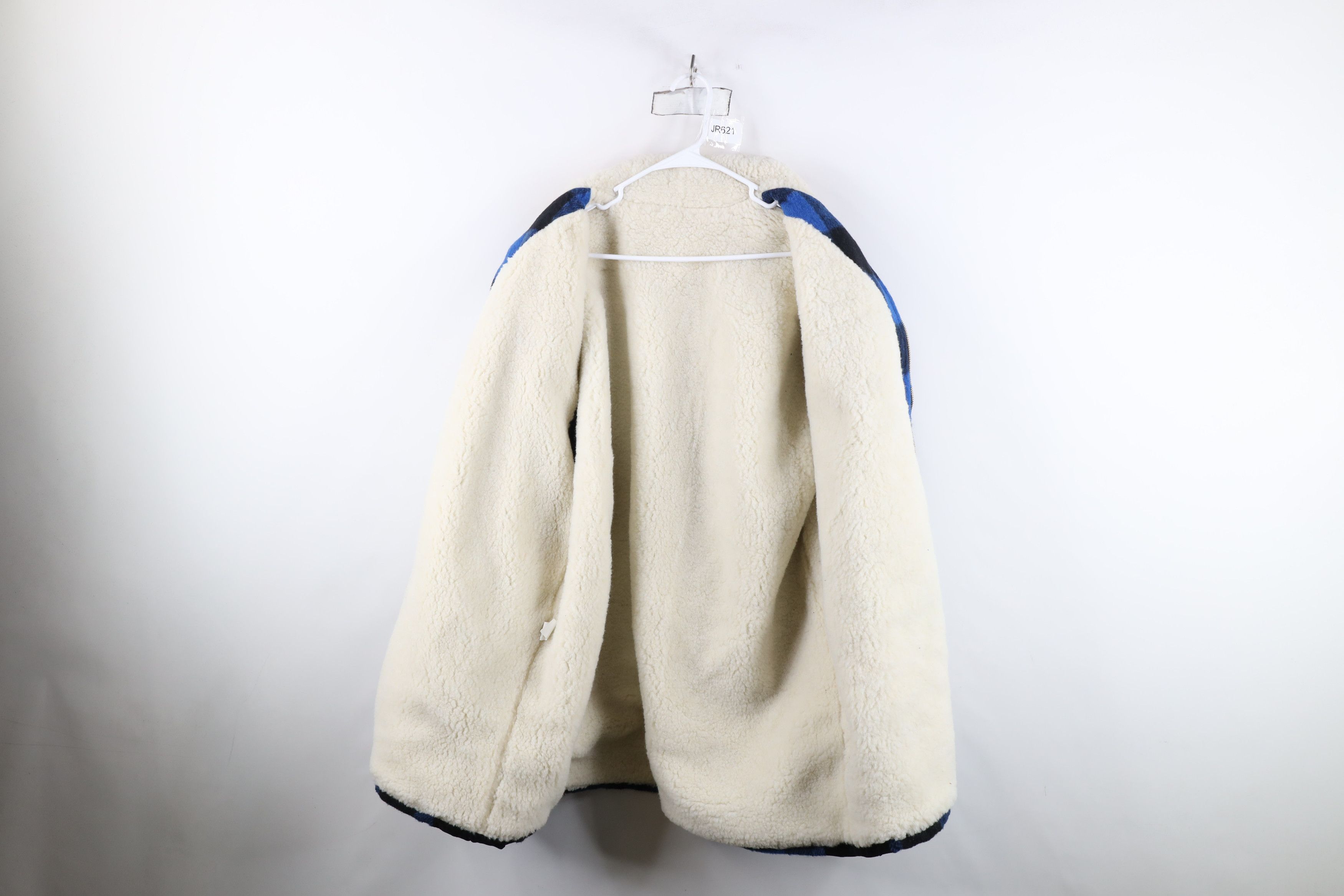 Vintage Vintage 90s Streetwear Lined Baggy Collared Jacket Plaid USA Size US XL / EU 56 / 4 - 10 Thumbnail