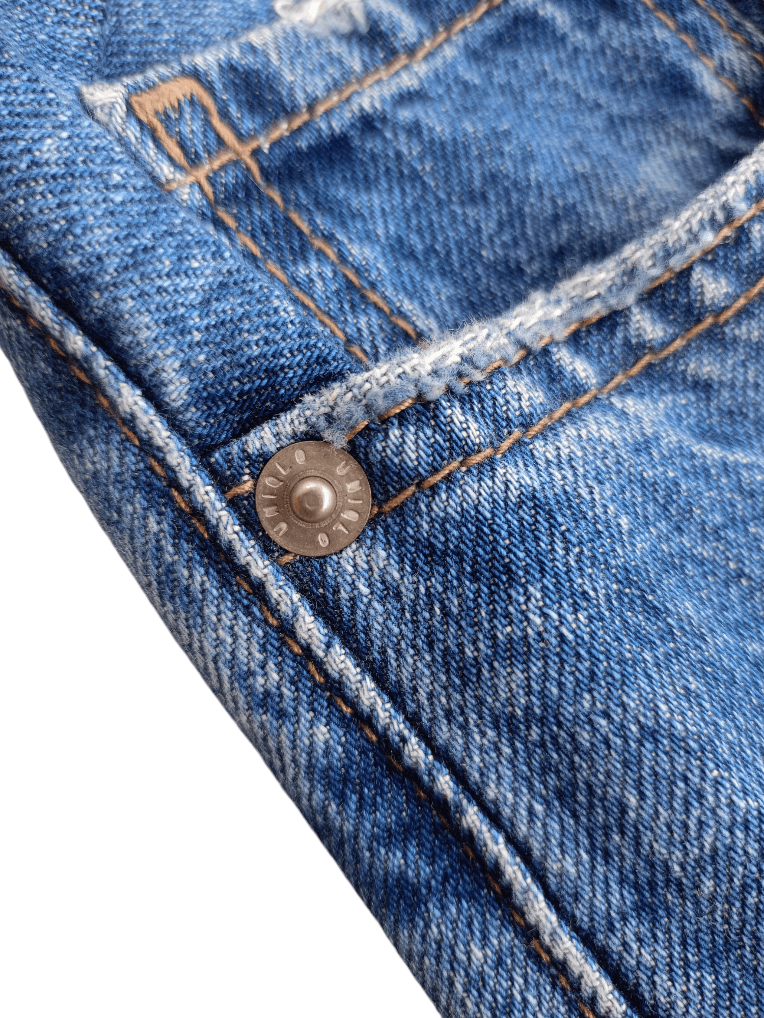 Kaihara Denim × Uniqlo × Vintage UNIQLO Regular, Straight Cut Vintage Denim Size 24" / US 00 / IT 34 - 12 Thumbnail