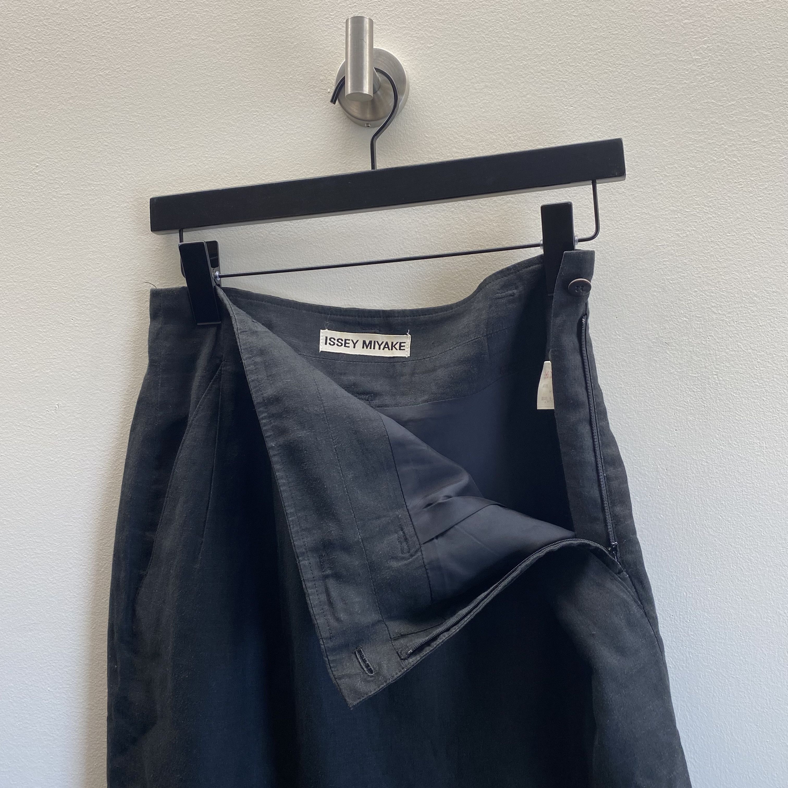 Issey Miyake Issey Miyake Vintage Linen Skirt Size 29" - 12 Thumbnail