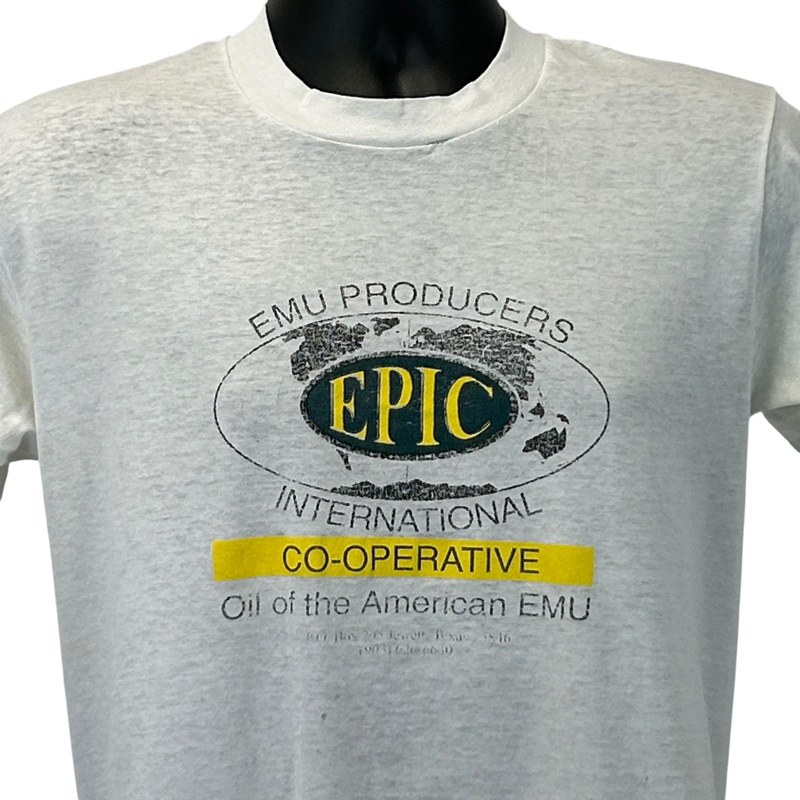 Fruit Of The Loom Vintage Emu Producers International Co-operative T Shirt M Size US M / EU 48-50 / 2 - 1 Thumbnail