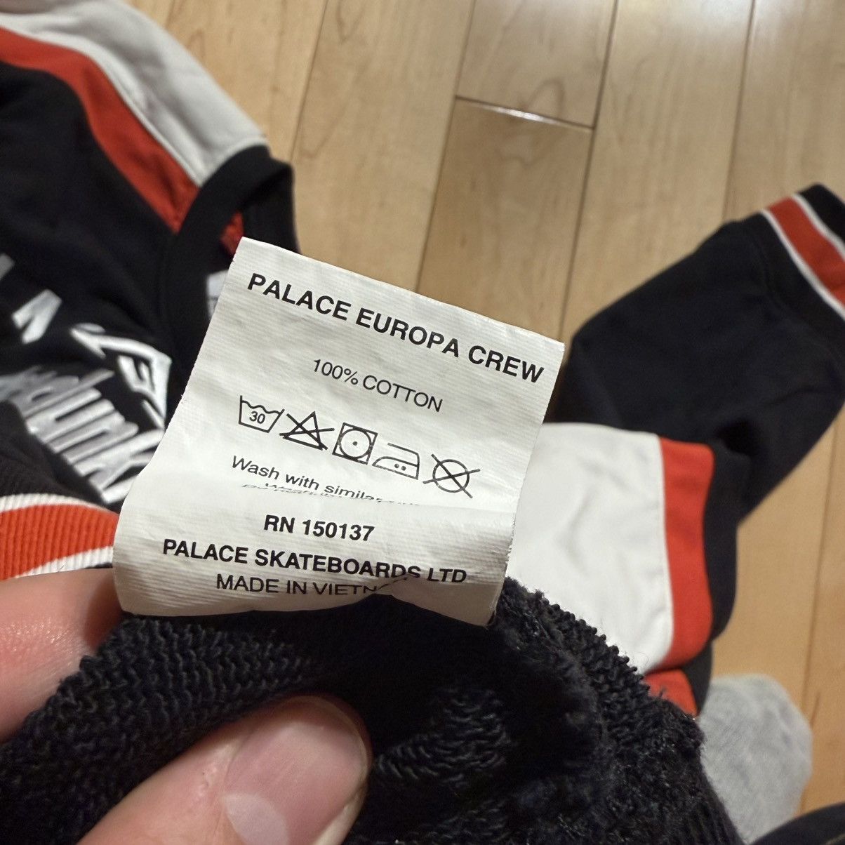 Palace Palace Europa Crew Black Size US XL / EU 56 / 4 - 4 Thumbnail