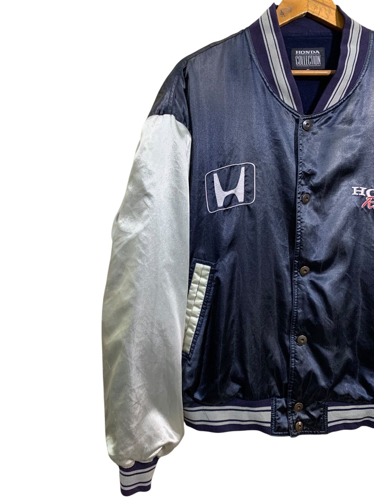 Honda 🔥VTG HONDA RACING RAYON SUKAJAN JACKETS Size US L / EU 52-54 / 3 - 2 Thumbnail