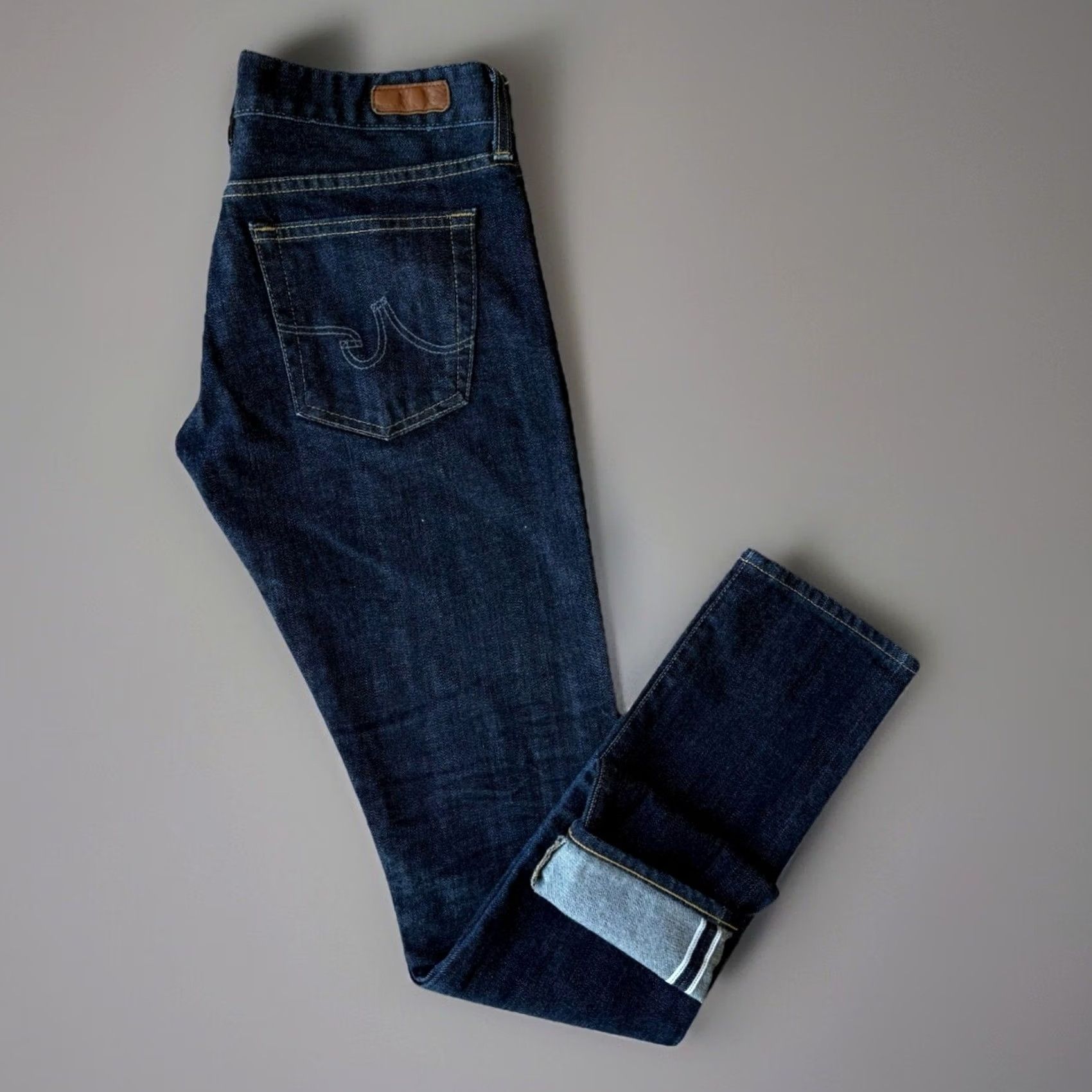 Vintage Adriano Goldschmied Jeans Women's 30 Dark Wash Relaxed Skinny Denim 5-Pocket Jeans Boys? Size 30" / US 8 / IT 44 - 2 Thumbnail