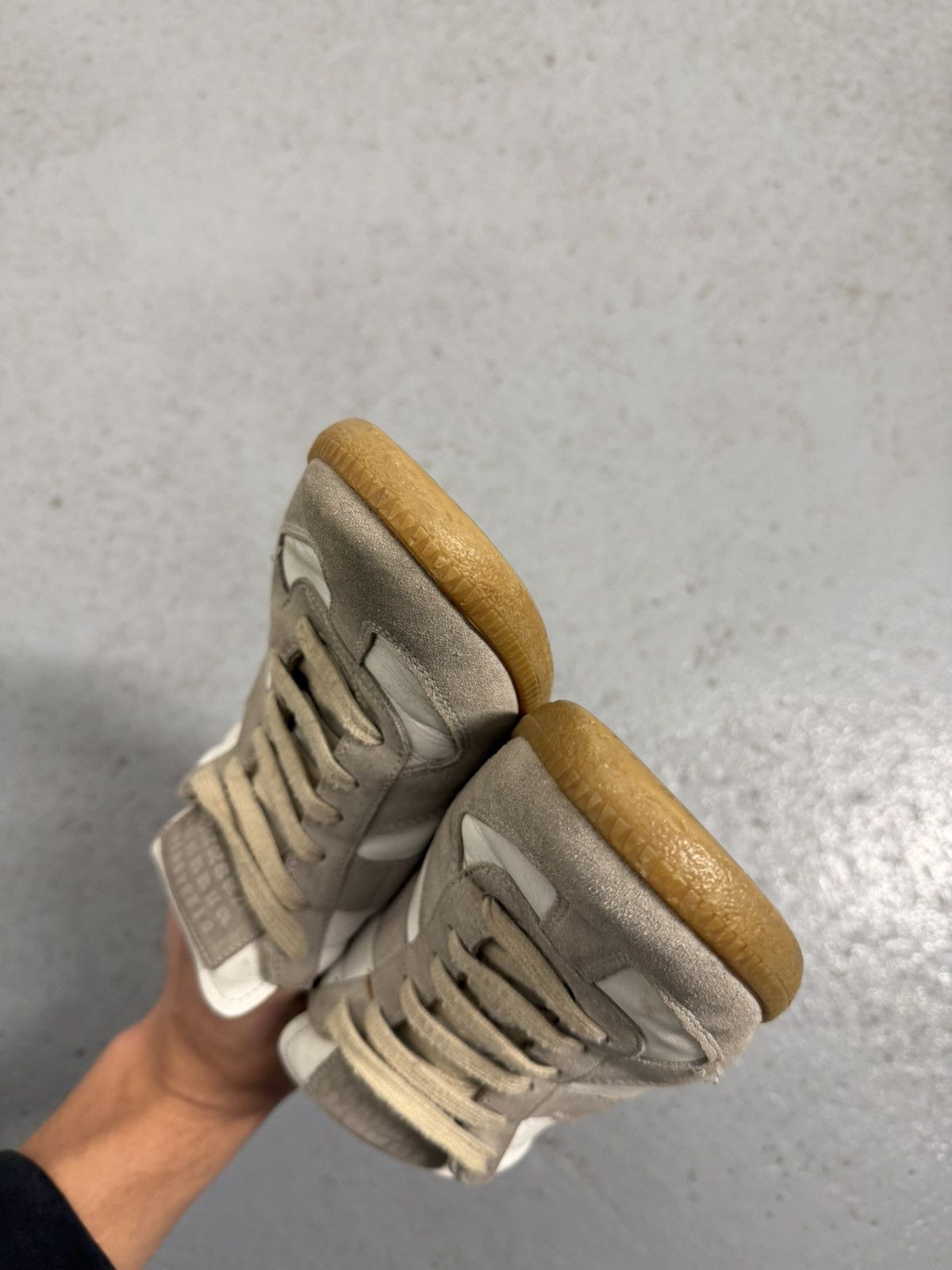 Maison Margiela Maison Margiela Gat Replica Leather Sneakers Size US 10 / IT 40 - 12 Thumbnail