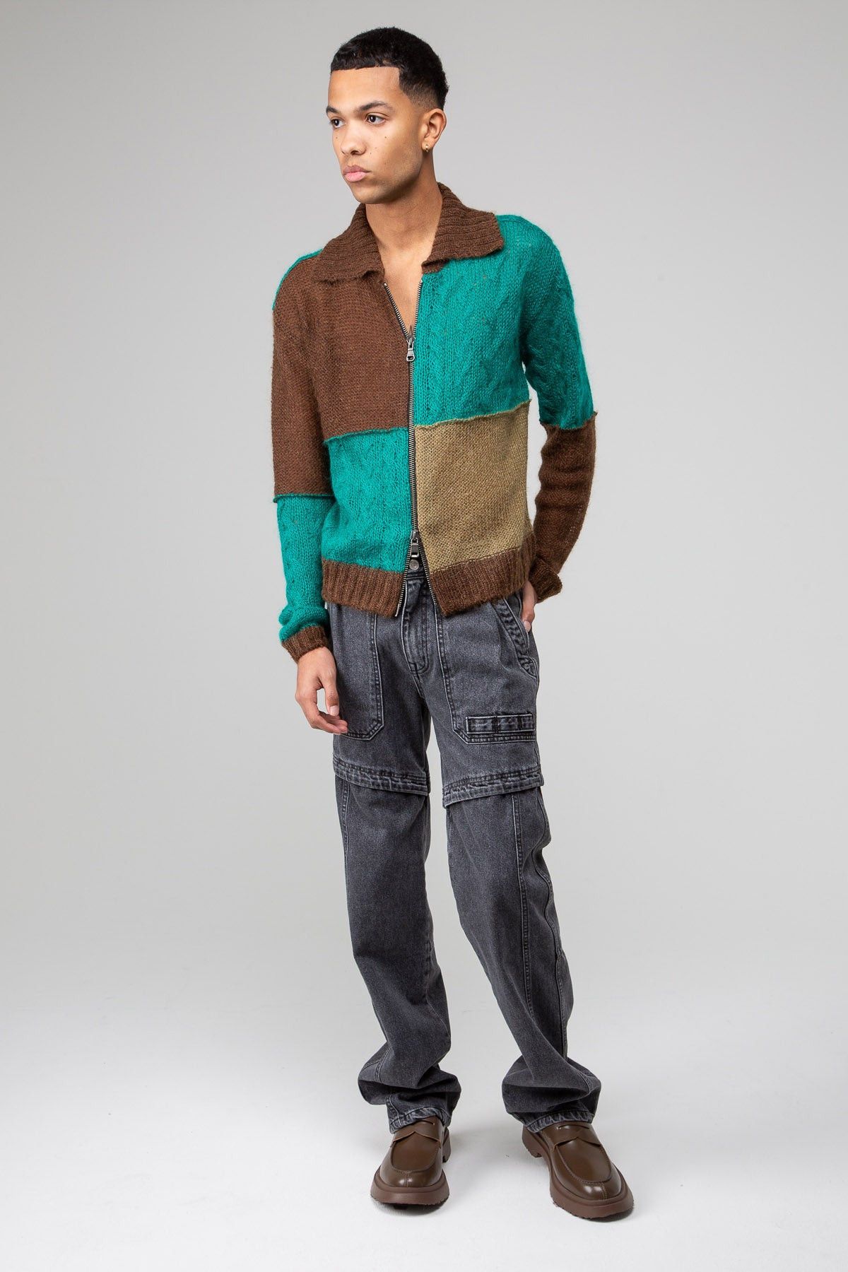 Andersson Bell $410 NWT Andersson Bell Mateira Patchwork Cardigan Size US L / EU 52-54 / 3 - 5 Thumbnail