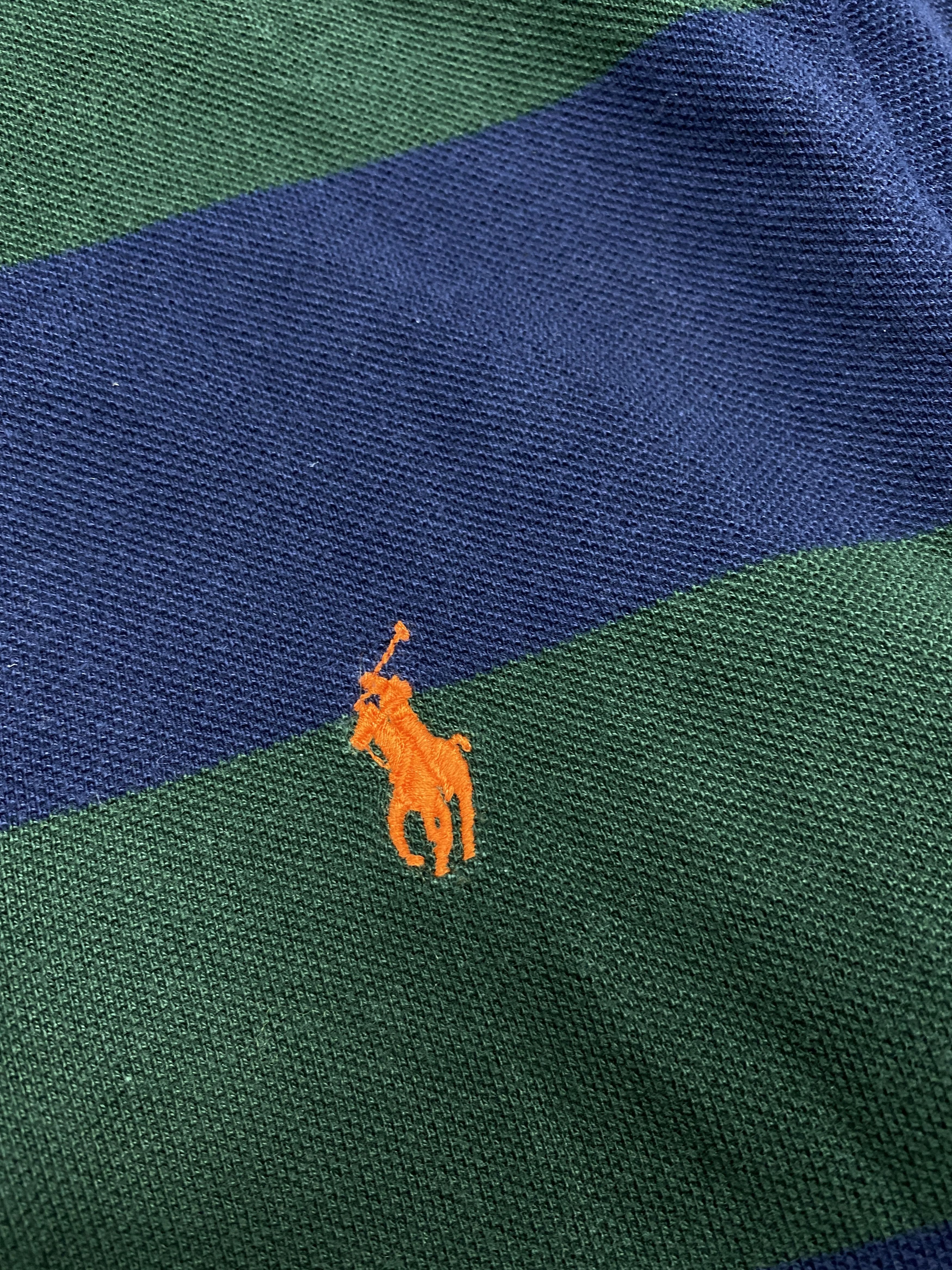 Polo Ralph Lauren × Ralph Lauren × Vintage Polo Ralph Lauren Vintage Rugby Long Sleeve Polo Shirt Size US M / EU 48-50 / 2 - 3 Thumbnail