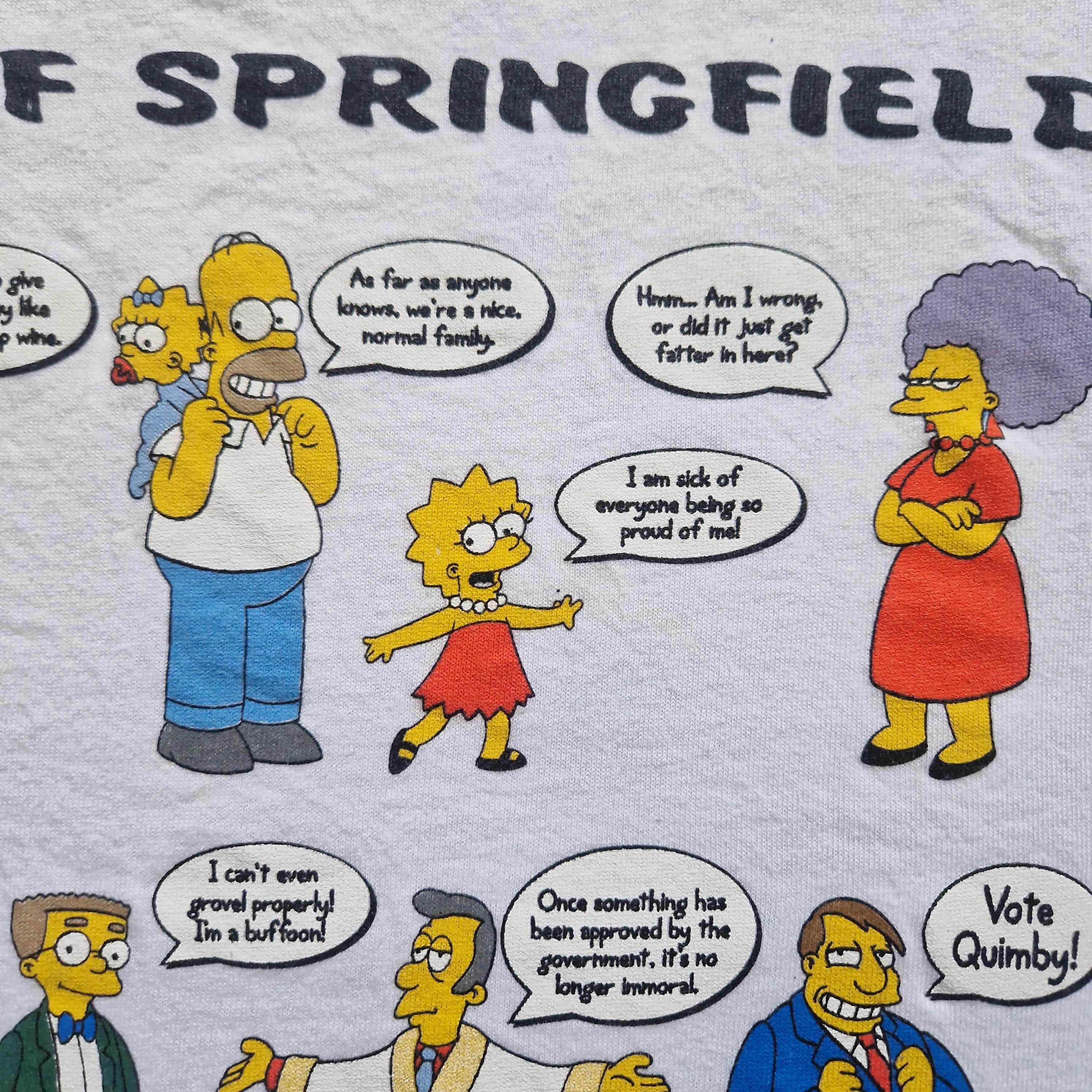 The Simpsons Vintage The Simpsons "Citizens of Springfield" T-Shirt Size US S / EU 44-46 / 1 - 6 Thumbnail