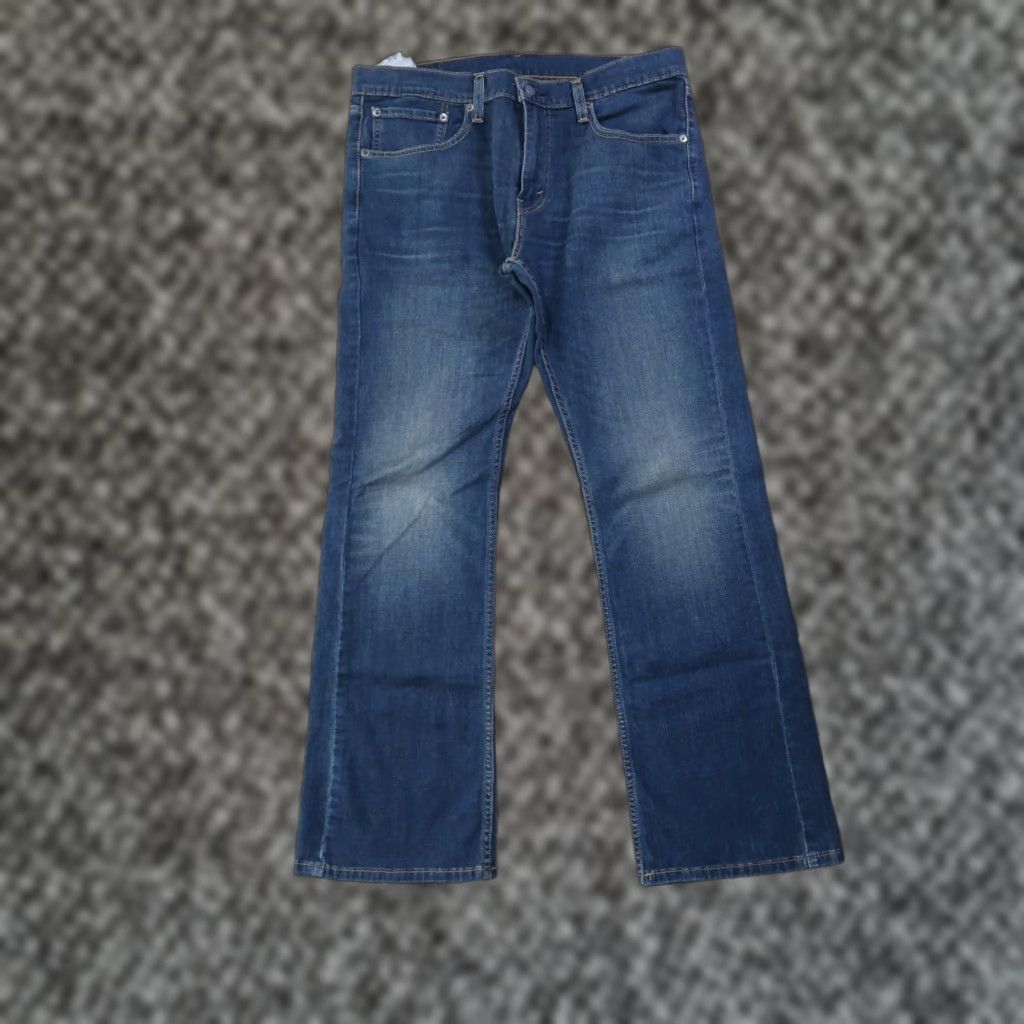 Levi's VINTAGE Levi's Jeans 527 Bootcut 34x30 Denim Blue Men Regular 5-Pocket Western Cowboy Belt Zip Button Logo Zipper Size US 34 / EU 50 - 1 Thumbnail