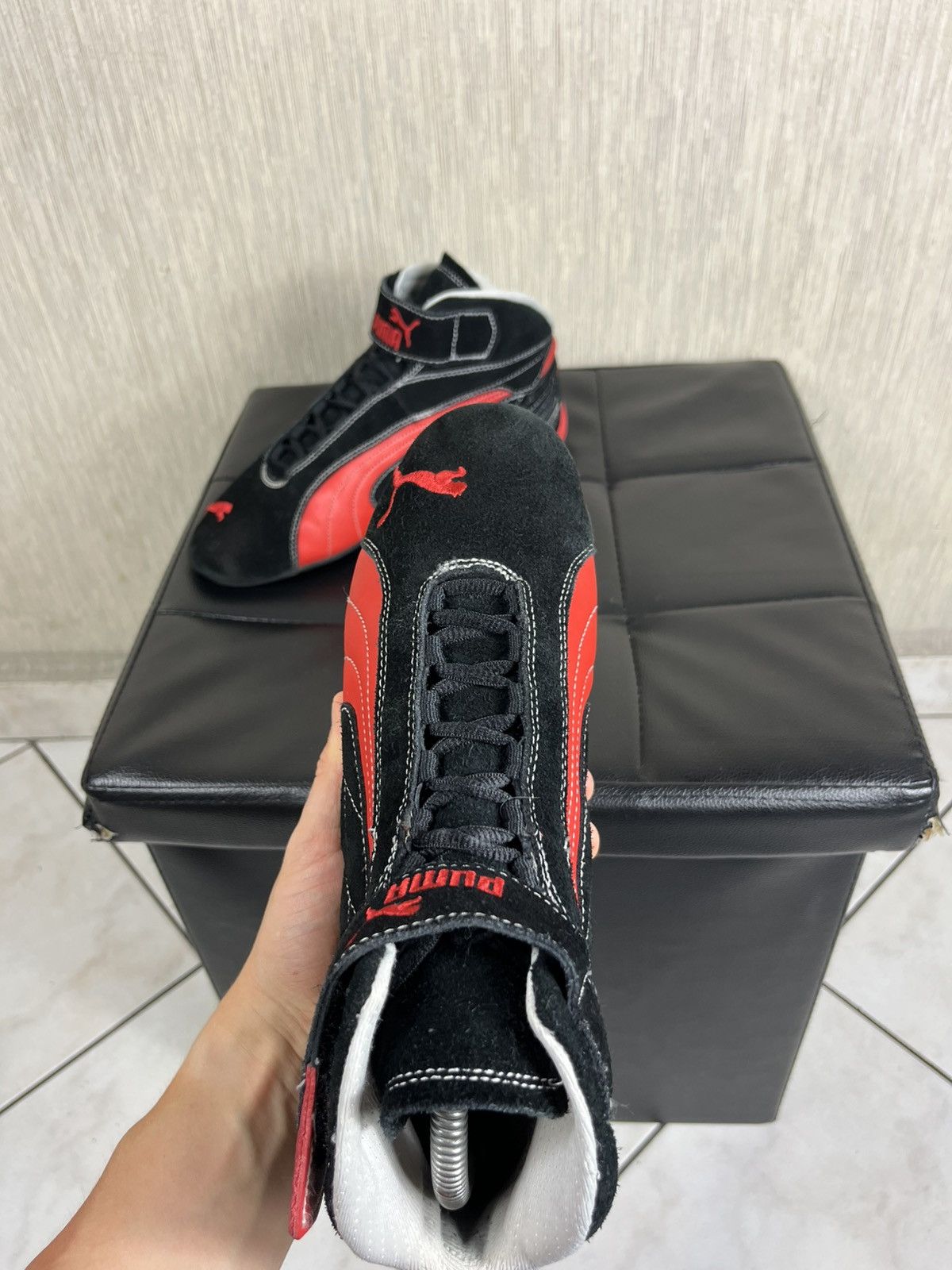 Puma × Vintage Vintage Puma y2k speed cat high racing ferrari sneaker shoes Size US 7.5 / EU 40-41 - 19 Thumbnail