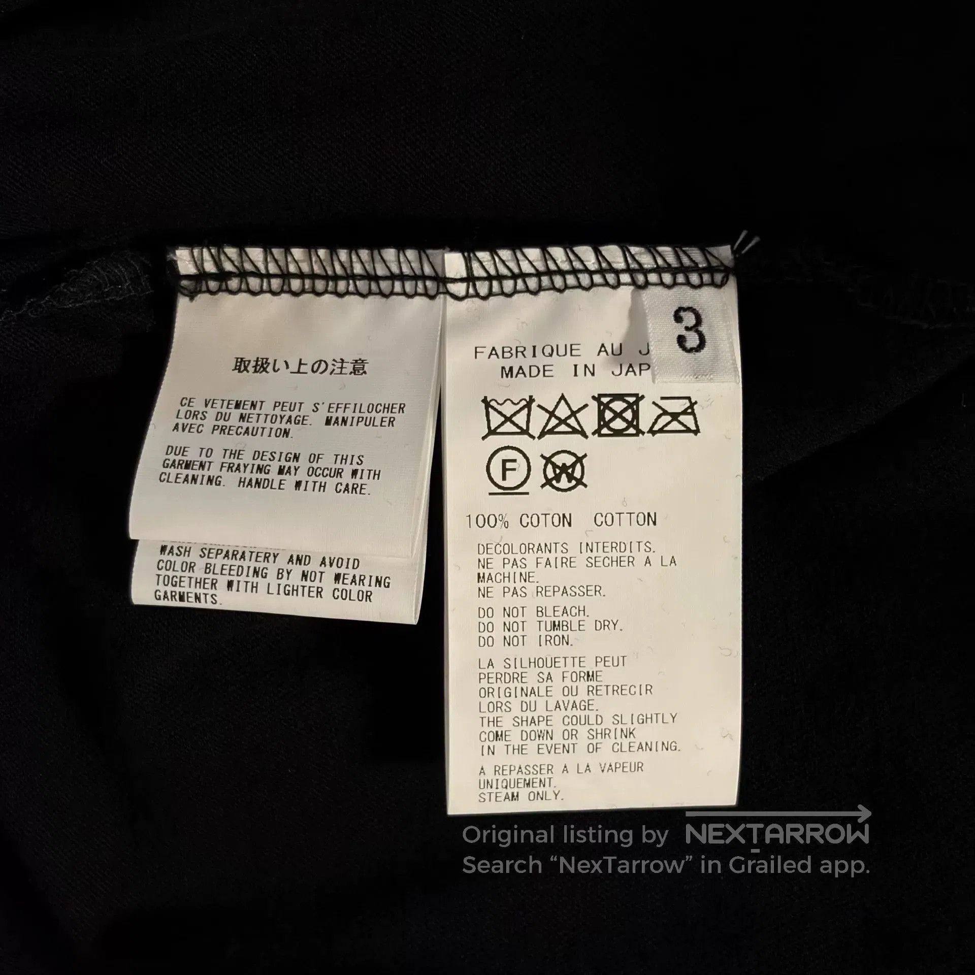 Yohji Yamamoto Yohji Yamamoto High Neck Long Sleeve T. Size US L / EU 52-54 / 3 - 6 Thumbnail