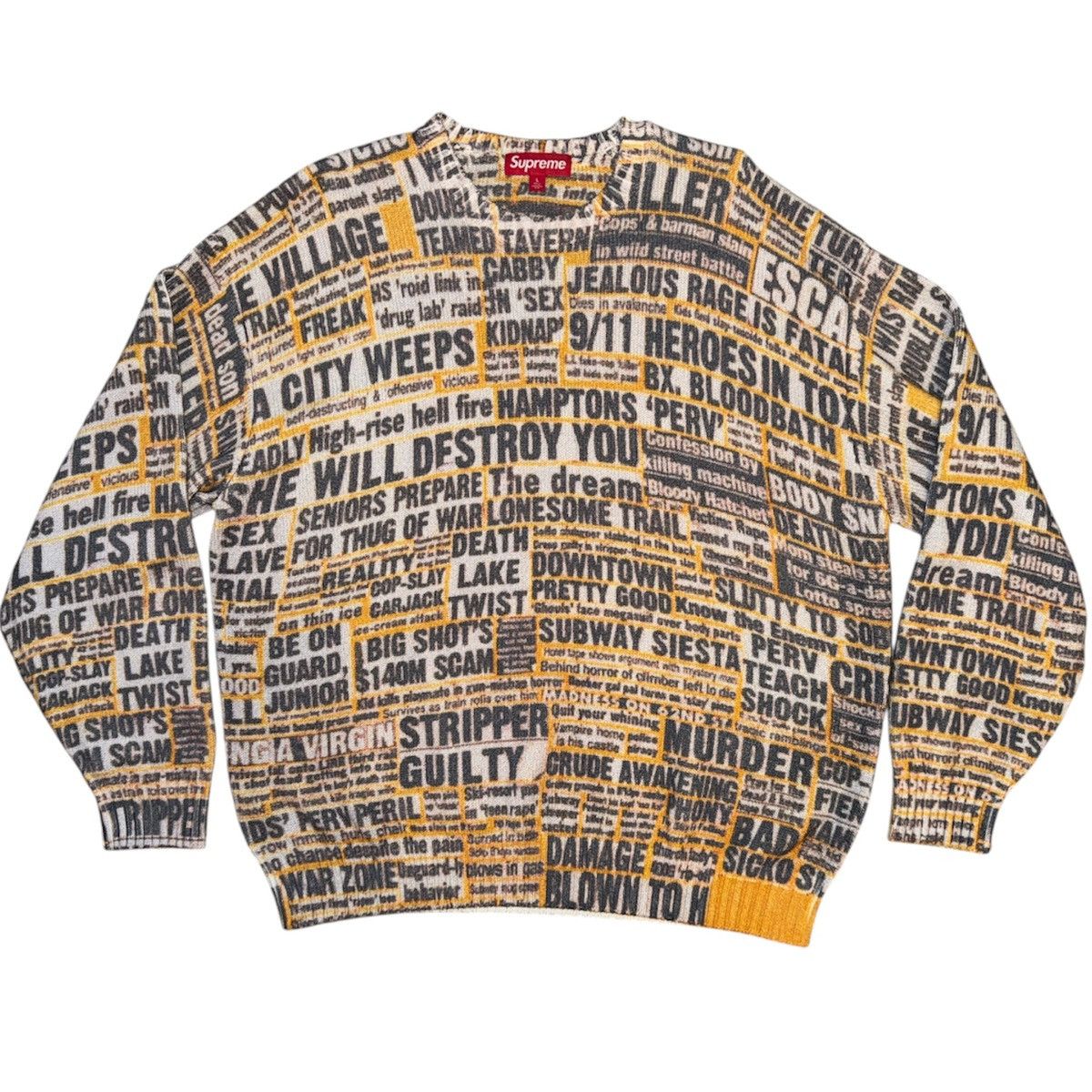Supreme Dash Snow Supreme Sweater Size US L / EU 52-54 / 3 - 1 Thumbnail