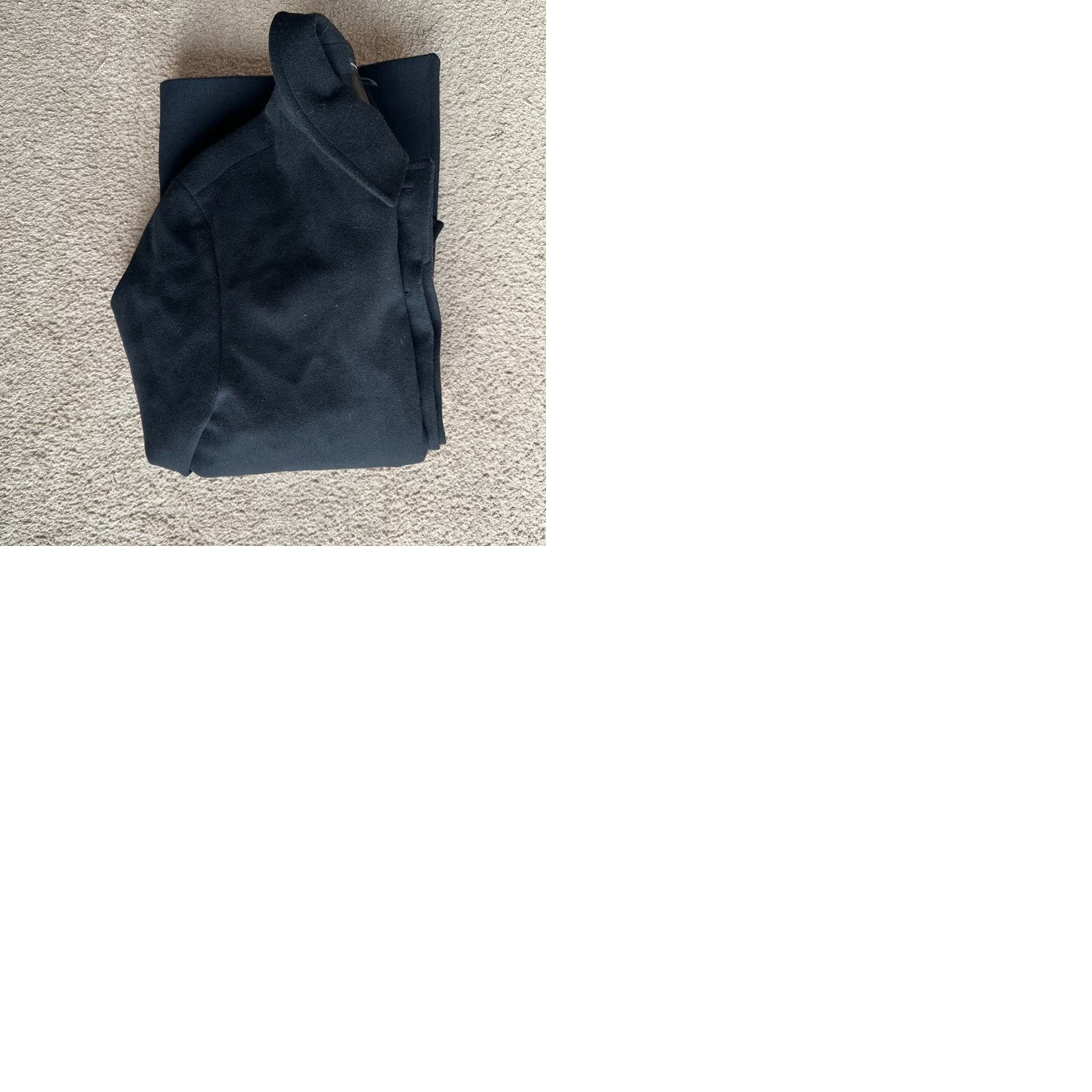 CLOSED Mens Wool Coat 42 Regular Button Close Black Point Collar Pockets Jacket Size US XS / EU 42 / 0 - 10 Thumbnail