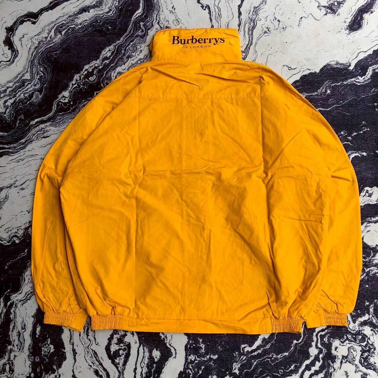 Burberry Vintage 90s Burberrys Yellow Windbreaker Jacket Size US L / EU 52-54 / 3 - 6 Thumbnail