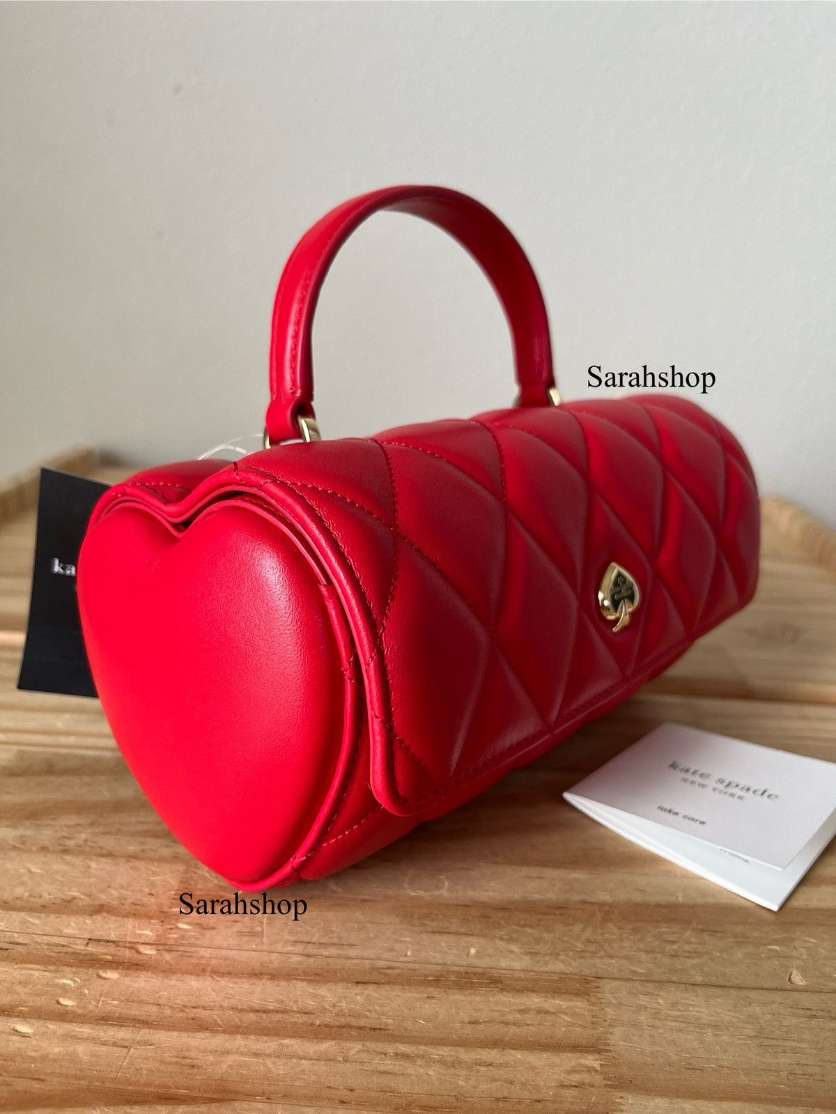 Kate Spade Kate Spade Heart Barrel Quilted Crossbody Size ONE SIZE - 1 Thumbnail