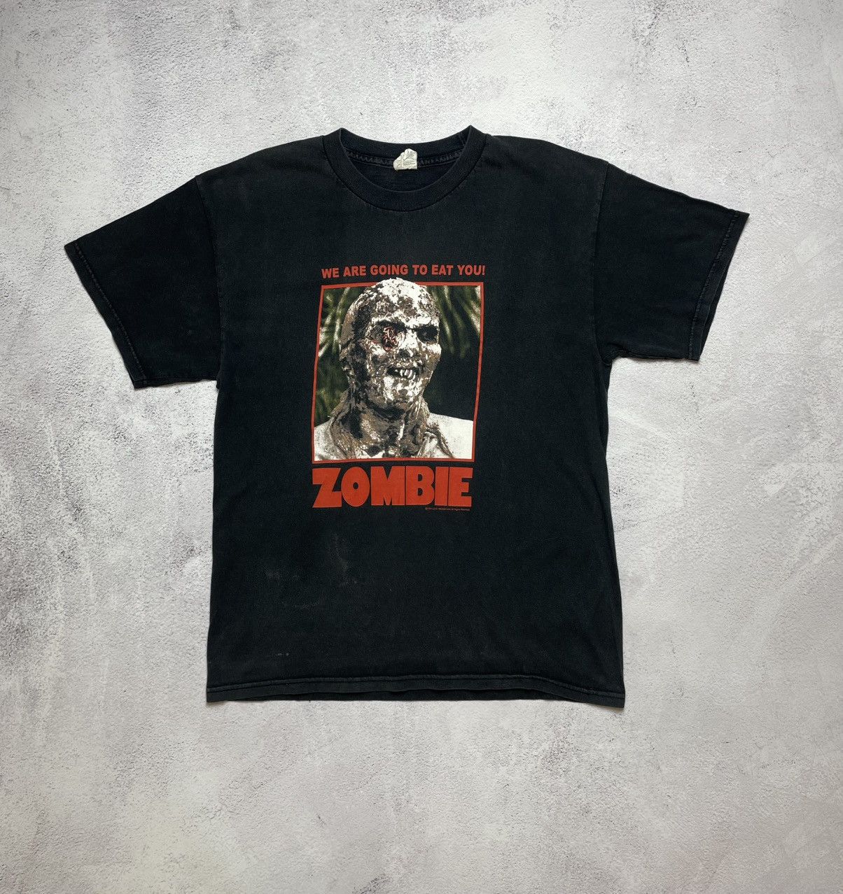 Vintage 90s Zombie We are going to eat you Horror Goth Vintage Tee Size US L / EU 52-54 / 3 - 1 Thumbnail
