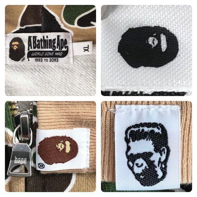 Bape BAPE Sta camo shark full zip hoodie a bathing ape Size US XL / EU 56 / 4 - 7 Thumbnail