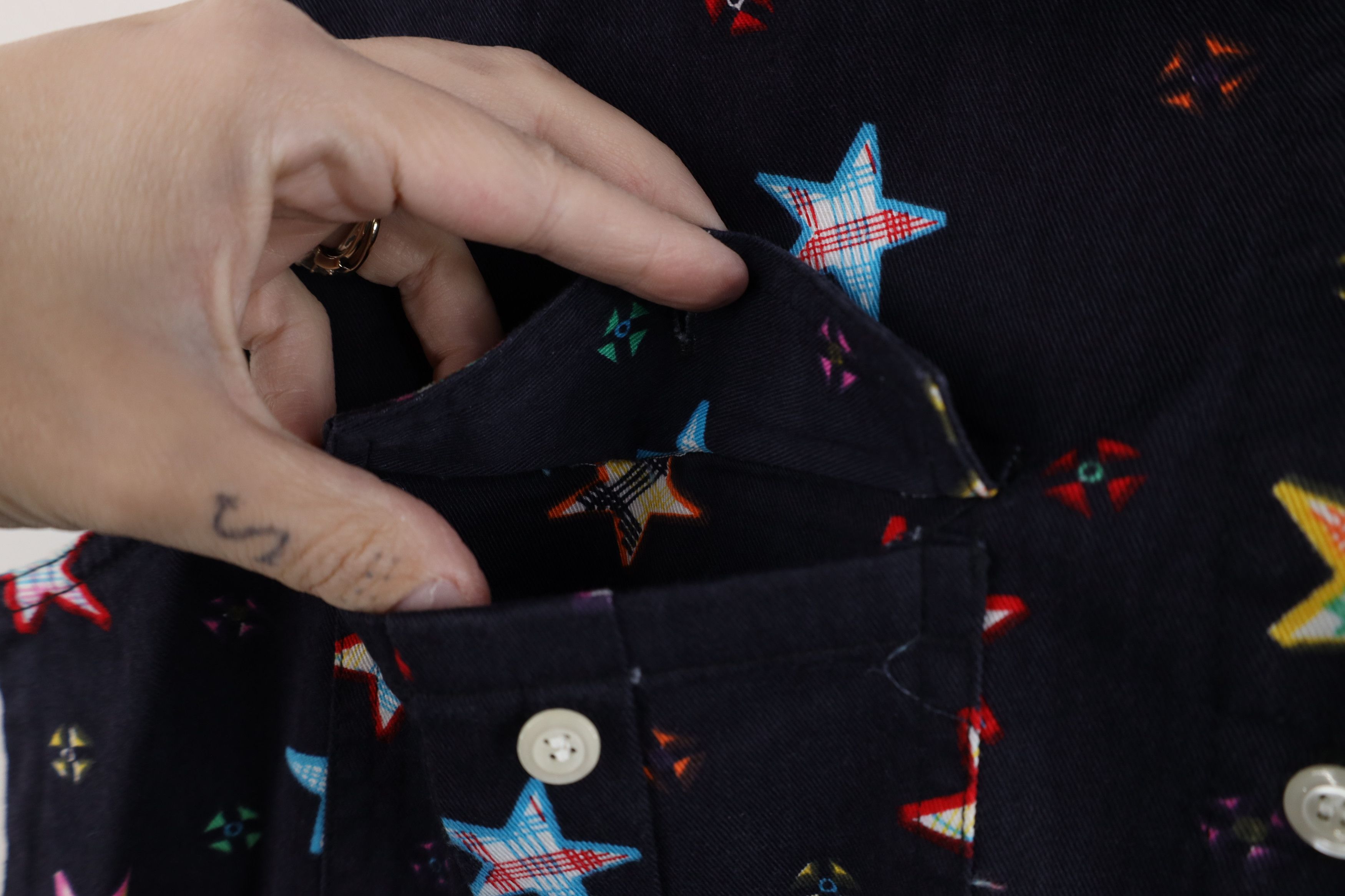 Vintage Deadstock Vintage 90s Streetwear Sleeveless Button Shirt Size M / US 6-8 / IT 42-44 - 6 Thumbnail