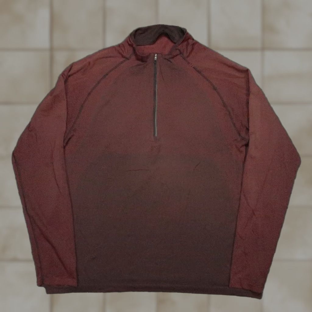 Lululemon Lululemon Pullover Mens 2XL Red Metal Vent Tech Training Half Zip Lightweight Activewear Casual Shirt Hoodie? Size US XXL / EU 58 / 5 - 1 Thumbnail