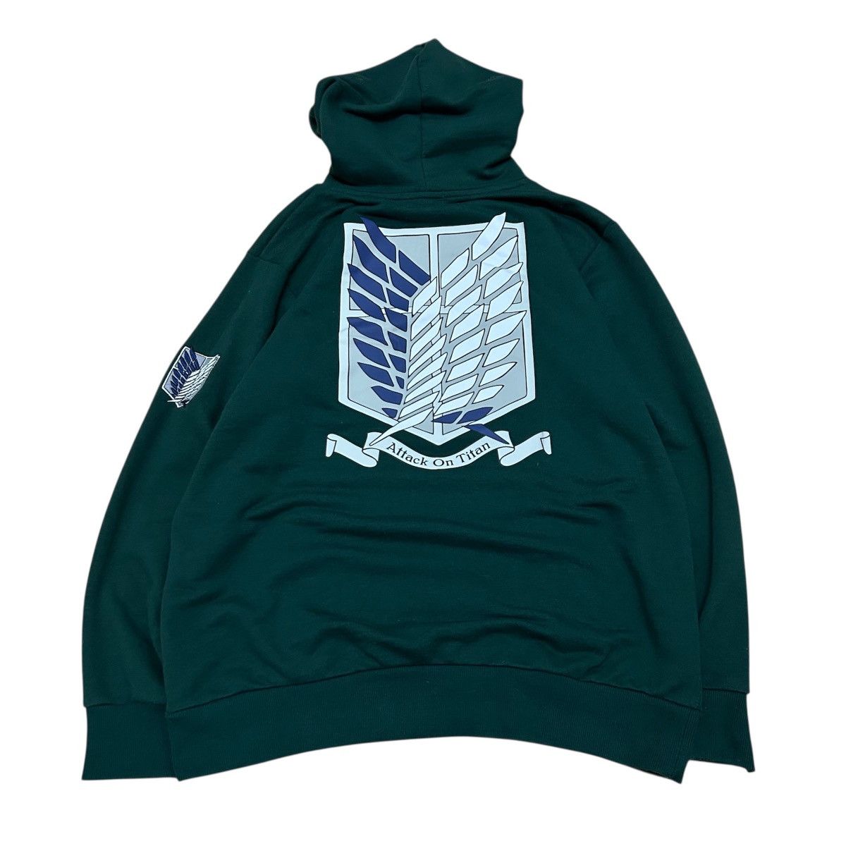 Anime Japanese Anime Attack On Titan Scouting Region Hoodie Size US M / EU 48-50 / 2 - 1 Thumbnail