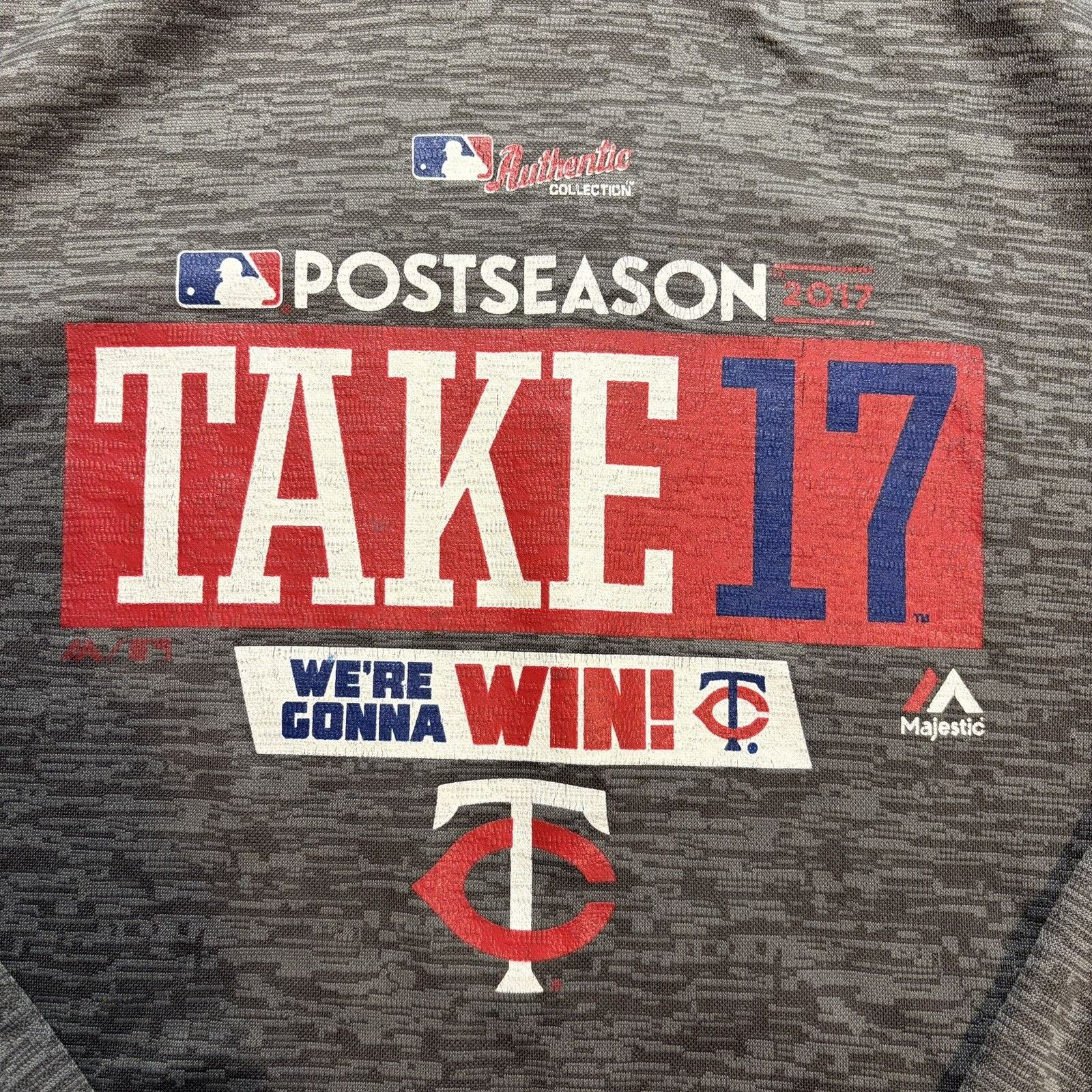 Majestic Minnesota Twins Majestic Authentic 2017 Playoff Hoodie XL Size US XL / EU 56 / 4 - 4 Thumbnail