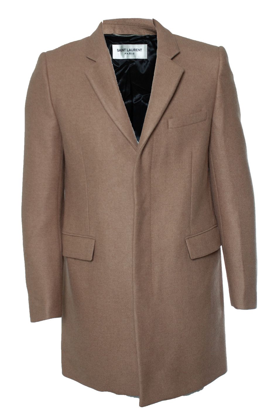 Saint Laurent Paris Saint Laurent, Cashmere camel coat 2019 Size US L / EU 52-54 / 3 - 1 Thumbnail
