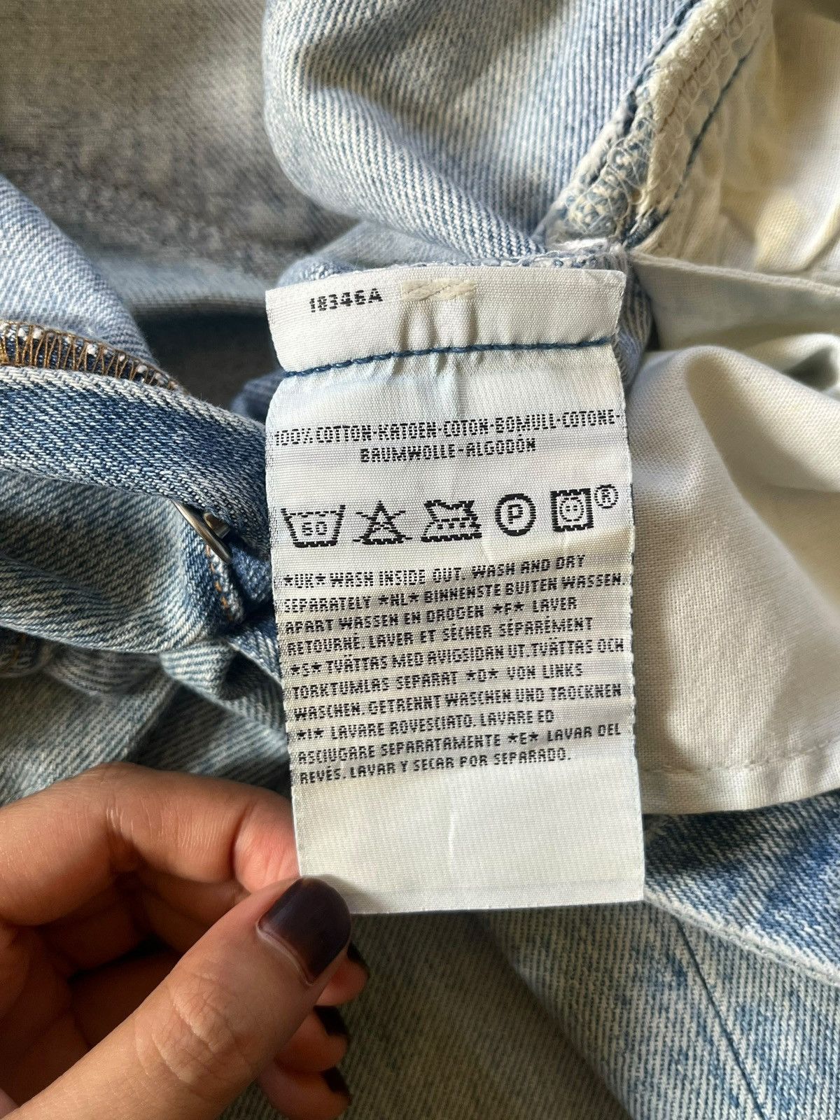 Levi's Vintage 90s Levis 501 Faded Wash Distressed Jeans Size US 30 / EU 46 - 5 Thumbnail