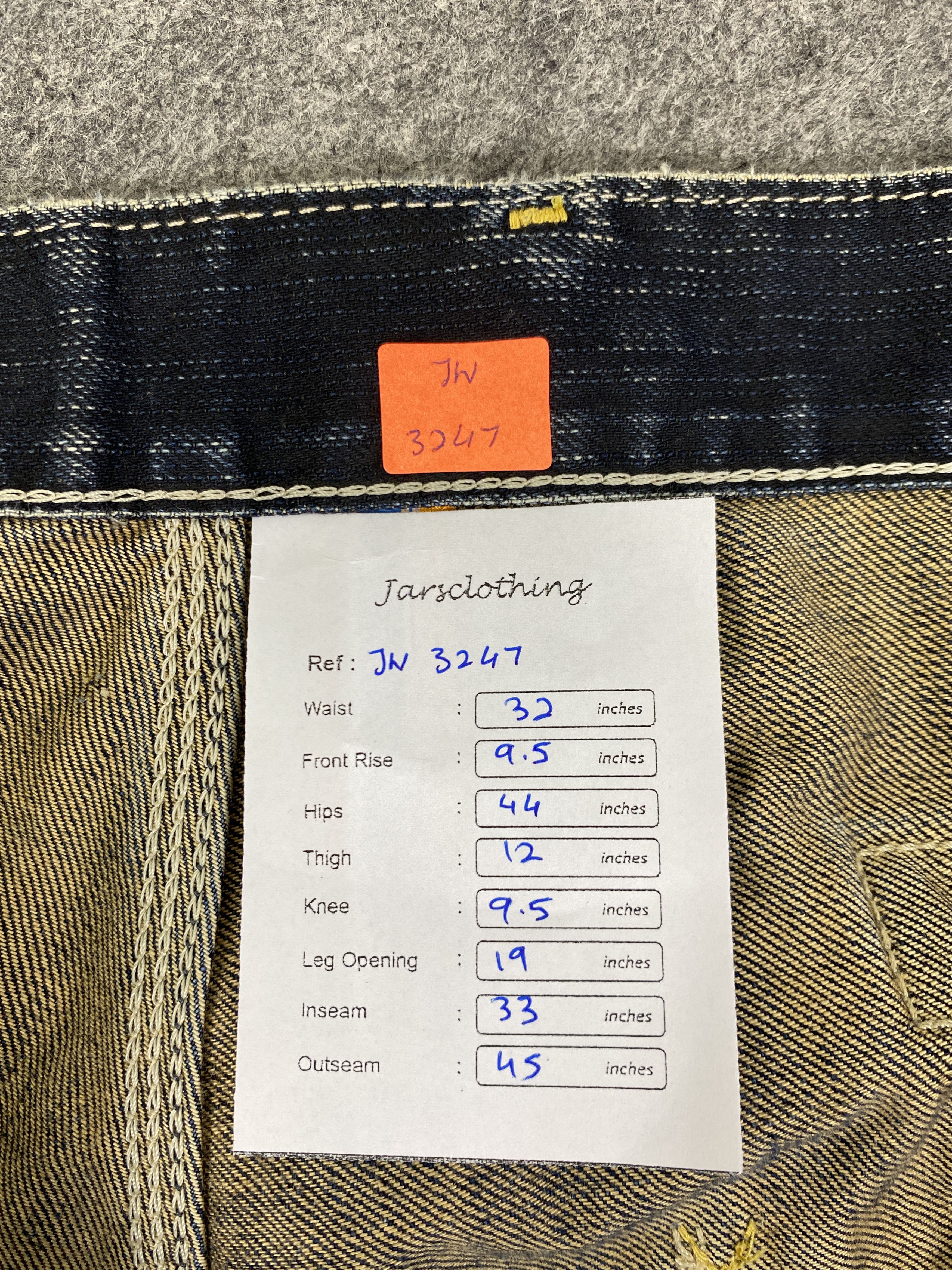Edwin Mud Blue Vintage Edwin Buckle Back Jeans 32x33 - JN3247 Size US 32 / EU 48 - 8 Thumbnail