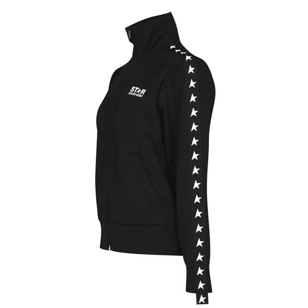 Golden Goose o1g2r1mq1024 Track Jacket in Black & White Size S / US 4 / IT 40 - 3 Thumbnail