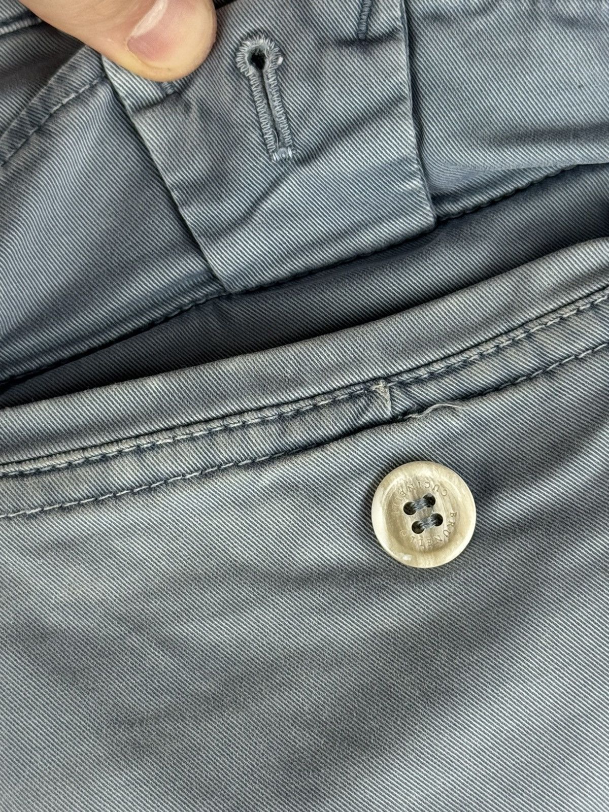 Brunello Cucinelli Brunello Cucinelli Cargo Multipocket Shorts Light Blue 🇮🇹 Size US 34 / EU 50 - 9 Thumbnail