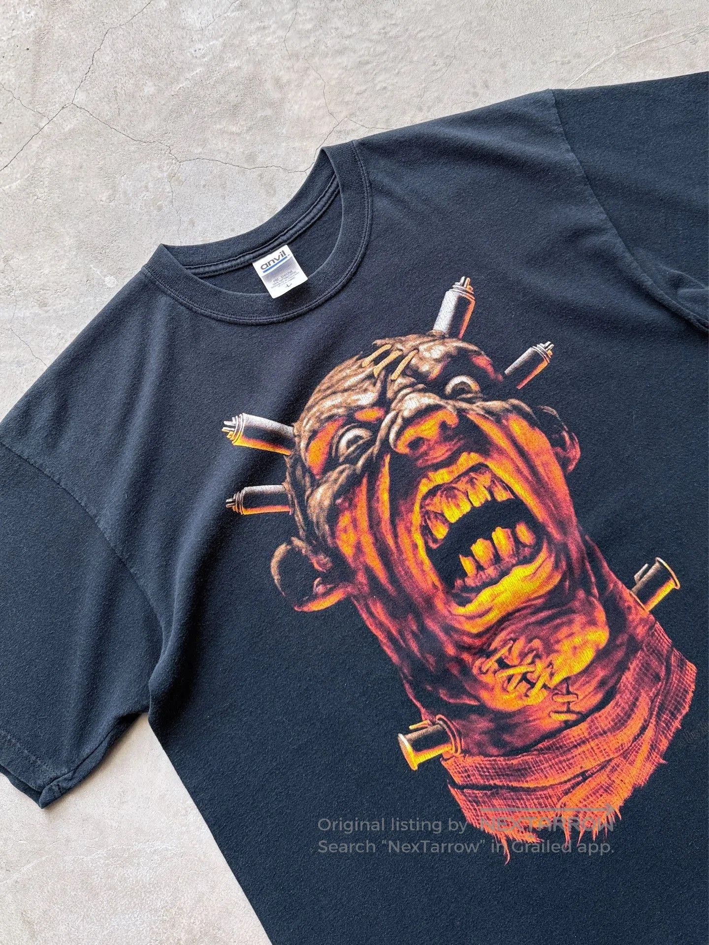Vintage Vintage 00s Wes Benscoter Frankenstein Tee. Size US L / EU 52-54 / 3 - 3 Thumbnail