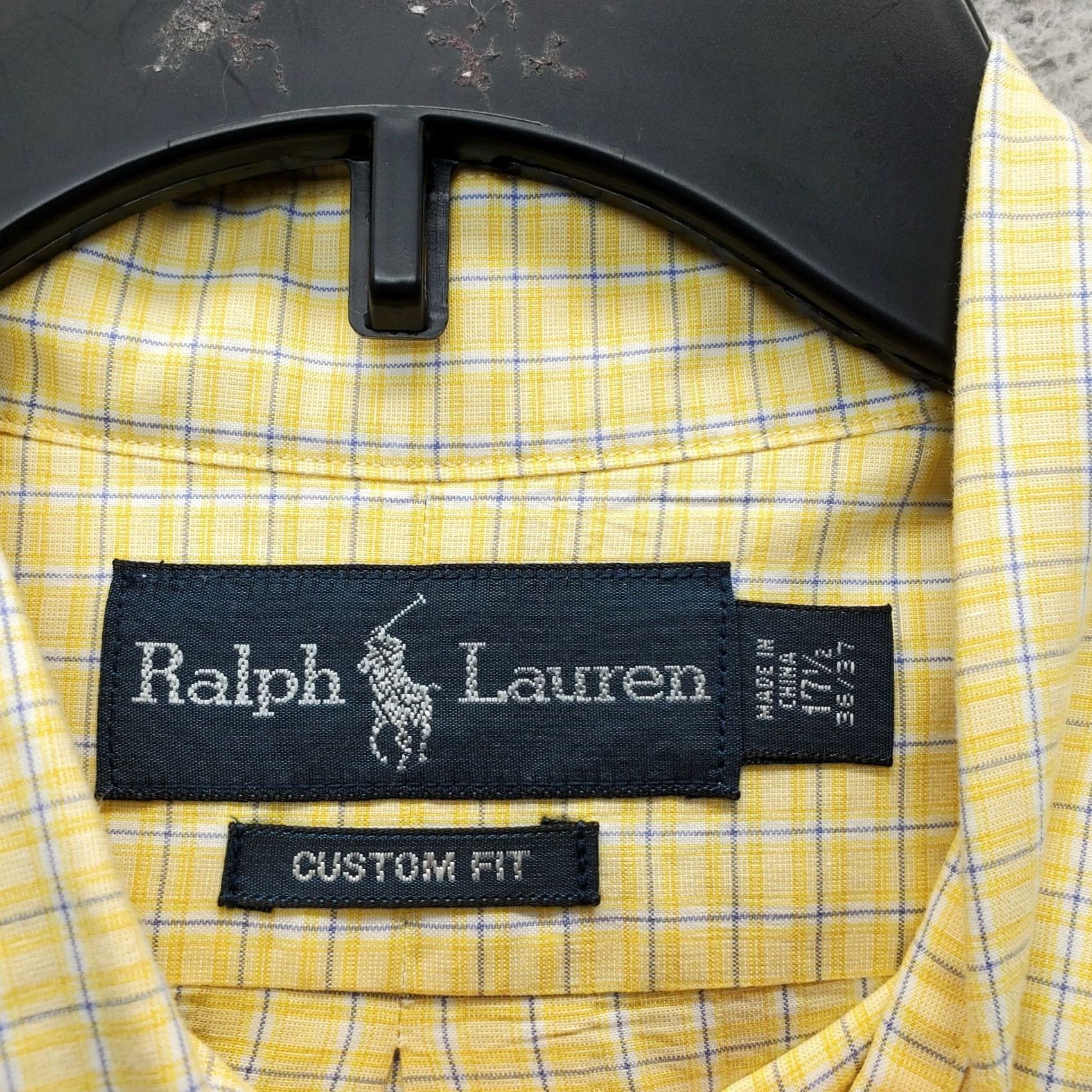Ralph Lauren VINTAGE Ralph Lauren Dress Shirt Mens 17.5 Multi Custom Fit Pony Logo Button Down Shirt Mens XS-3XL Size 48R - 5 Thumbnail
