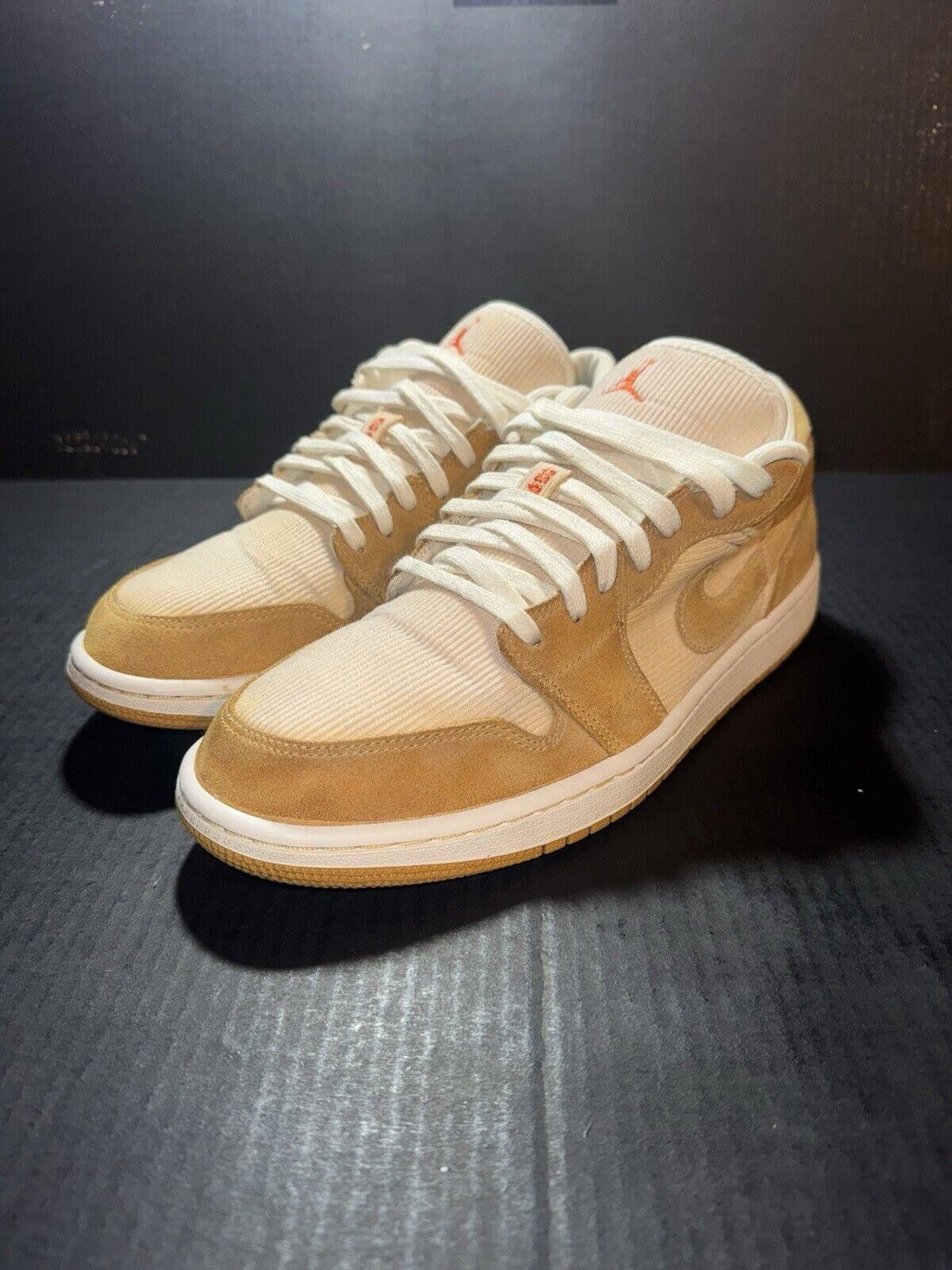 Jordan Brand Nike Air Jordan 1 Low SE Twine DH7820-700 Men's 10.5 WMNs 12 Size US 12 / EU 45 - 4 Thumbnail
