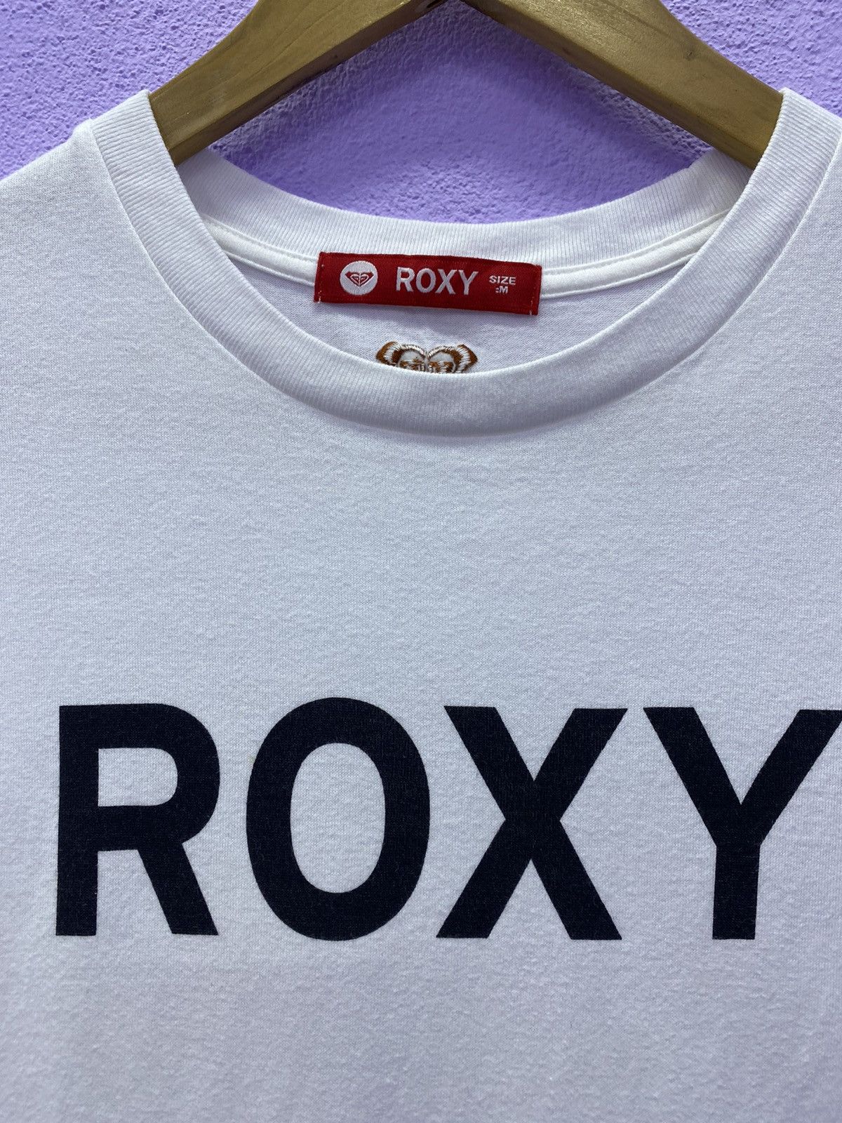 Japanese Brand × Vintage Vintage Roxy Spellout Tshirt Size M / US 6-8 / IT 42-44 - 4 Thumbnail