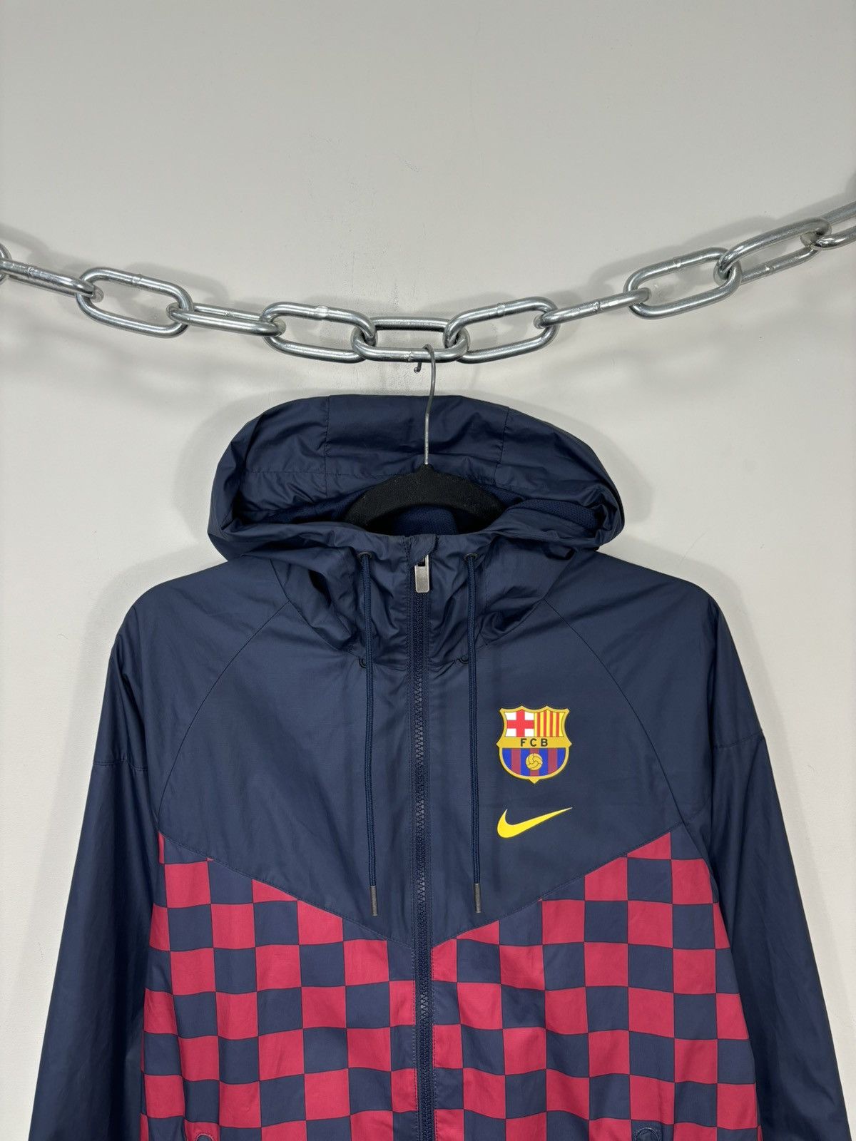 Nike Nike Barcelona Men’s Full Zip Chess Training Soccer Jacket Size US S / EU 44-46 / 1 - 4 Thumbnail