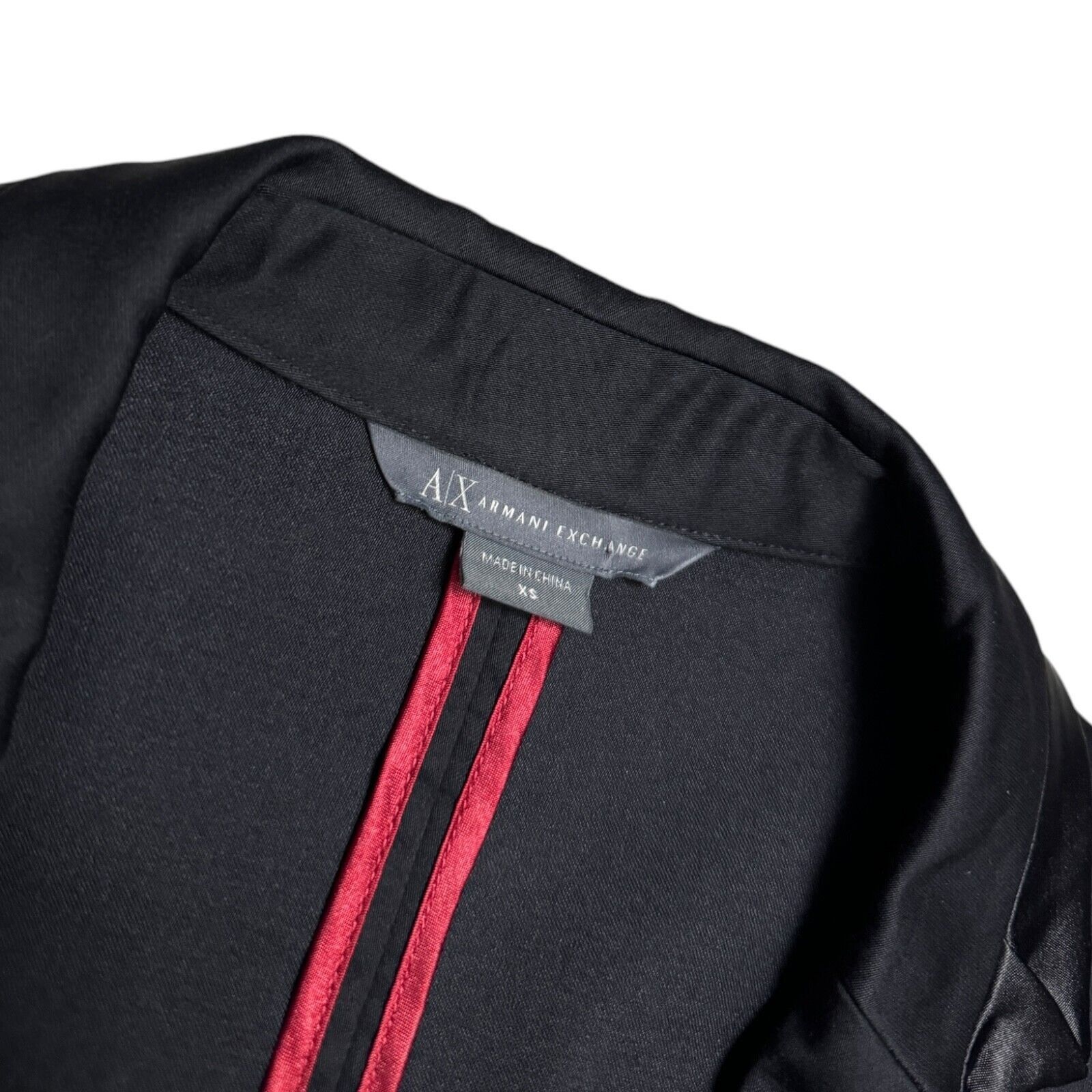 Armani Exchange ARMANI Exchange Luxury Designer Black Blazer Business Jacket Size XS / US 0-2 / IT 36-38 - 3 Thumbnail