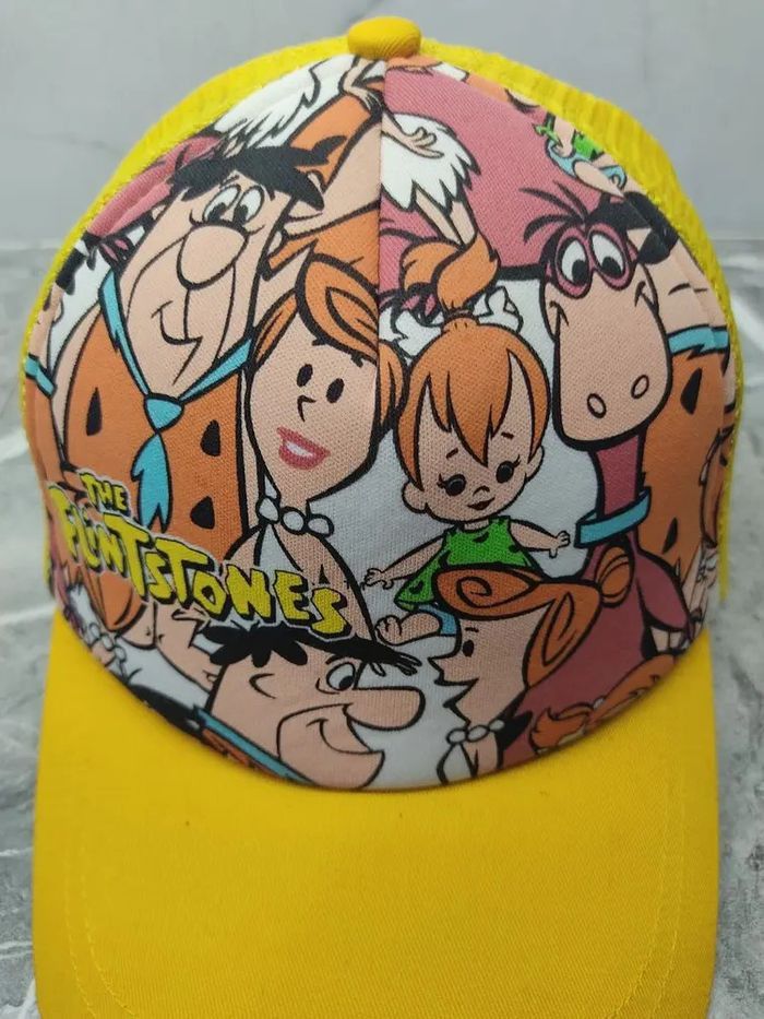 Anime 🔥 Vintage 🔥 Flintstones Trucker Hat Cap Size ONE SIZE - 4 Thumbnail