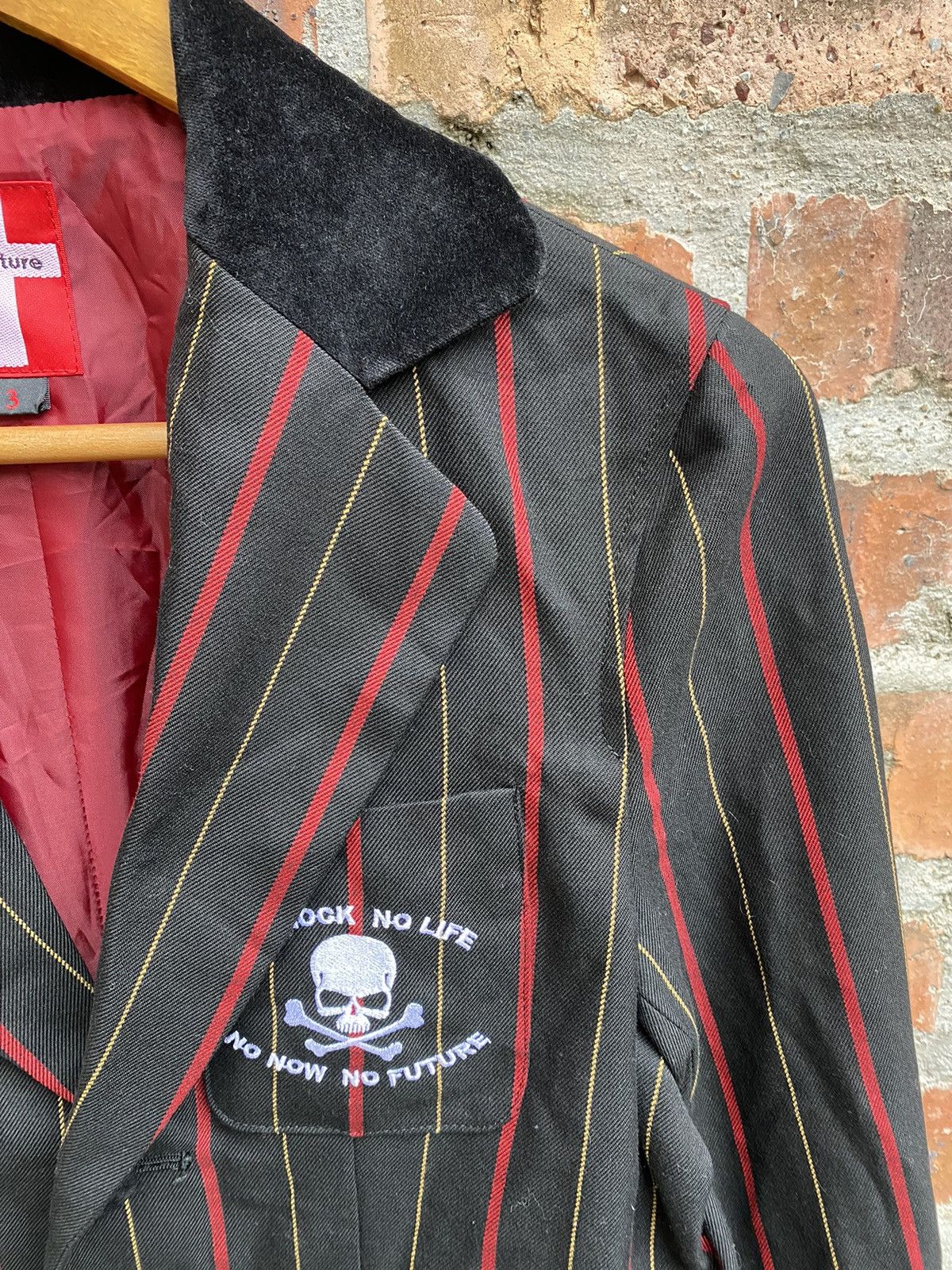 No Future 2000s No Future Punk Rayon Stripe Jacket Affa Superlovers Size US M / EU 48-50 / 2 - 5 Thumbnail