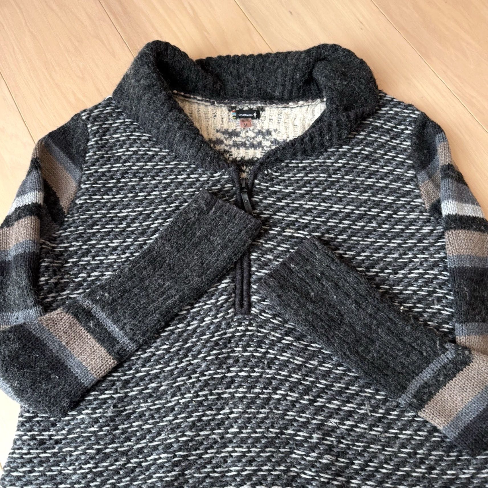 Smartwool Smartwool CHUP Potlach 1/2 Zip Sweater Women's M Multicolor Wool Outerwear Size M / US 6-8 / IT 42-44 - 4 Thumbnail