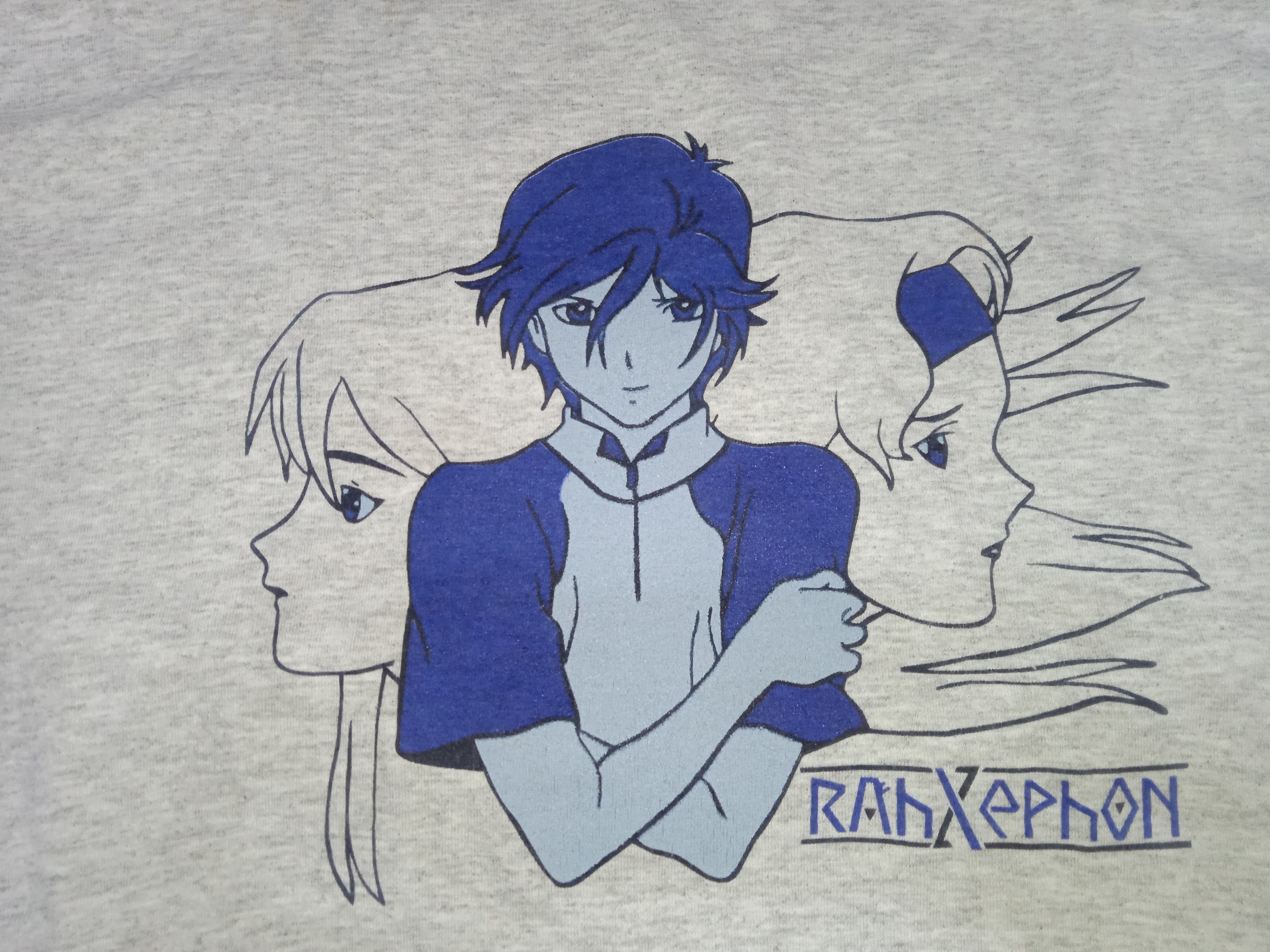 Vintage Vintage 00s RahXephon Bandai Anime T Shirt Size US L / EU 52-54 / 3 - 4 Thumbnail