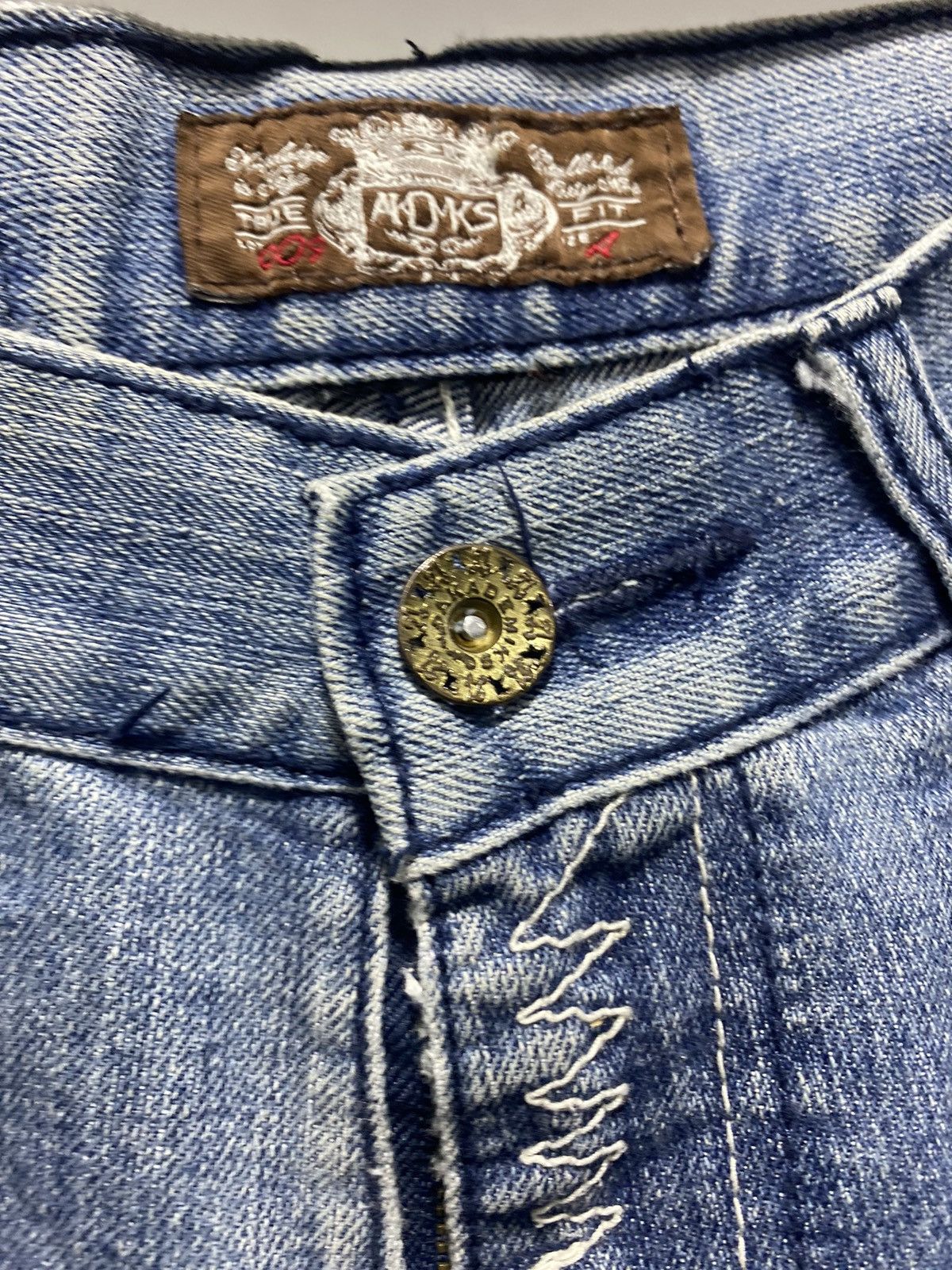 Hysteric Glamour × Japanese Brand × Le Grande Bleu (L.G.B.) ❌FINAL DROP❌ AK Embroidery Jeans Punk Designer Dragon Lgb Size US 34 / EU 50 - 14 Thumbnail
