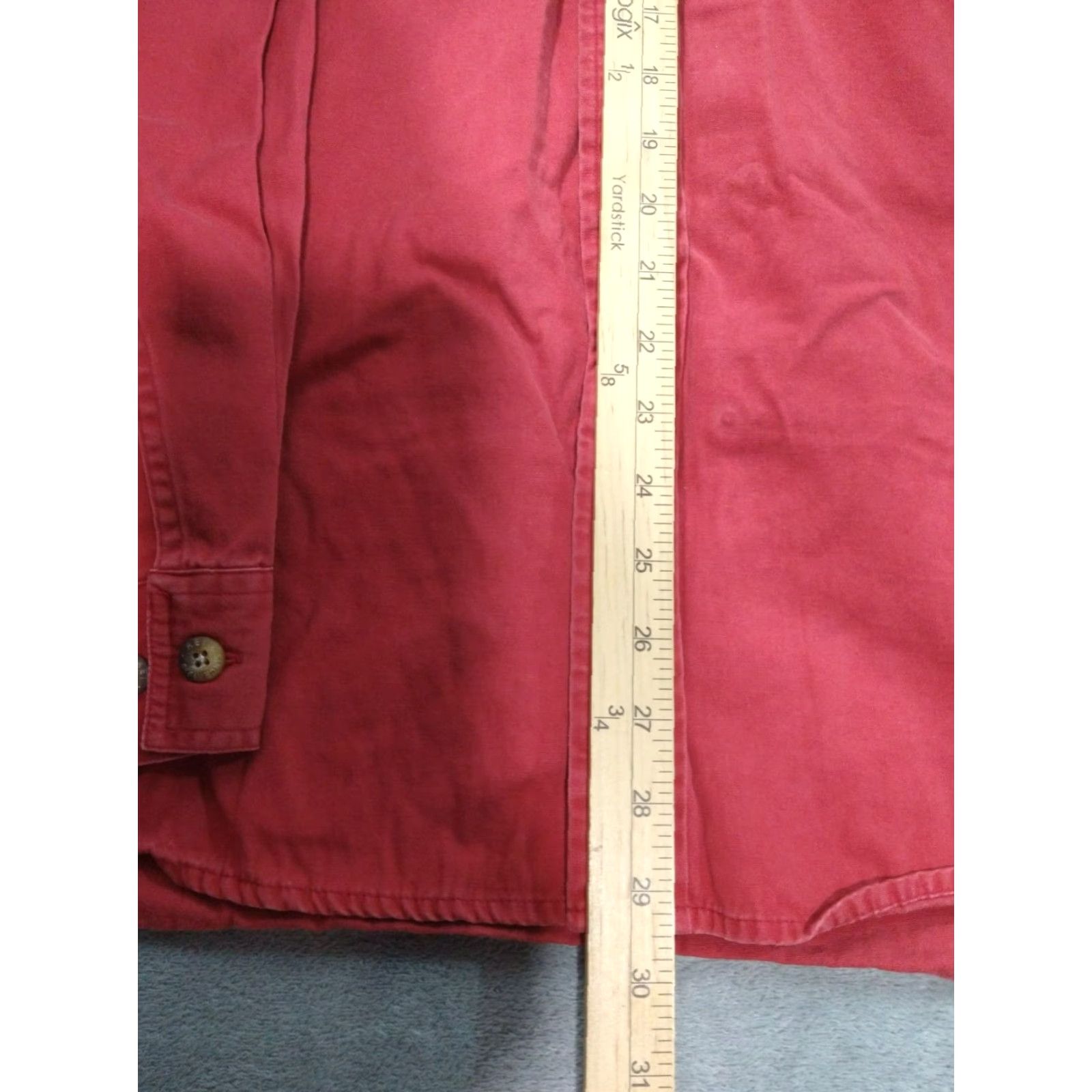 Vintage REI Shirt Mens L Red Canvas Button Up Long Sleeve Heavyweight Vintage Size US L / EU 52-54 / 3 - 4 Thumbnail