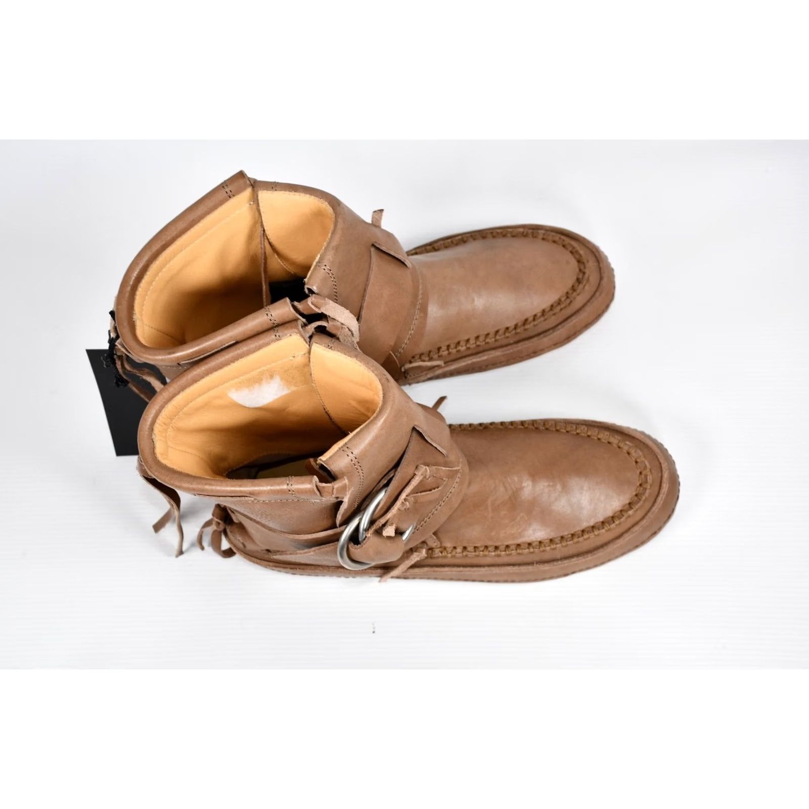Diesel Diesel Black Gold Boots Leather Men's 10.5 Brown Boots, Diesel Brand, Leather Upper & Insole, Italy, Size US 10.5, EU 44, UK 9.5, Vintage No, Boots Size US 11 / EU 44 - 4 Thumbnail